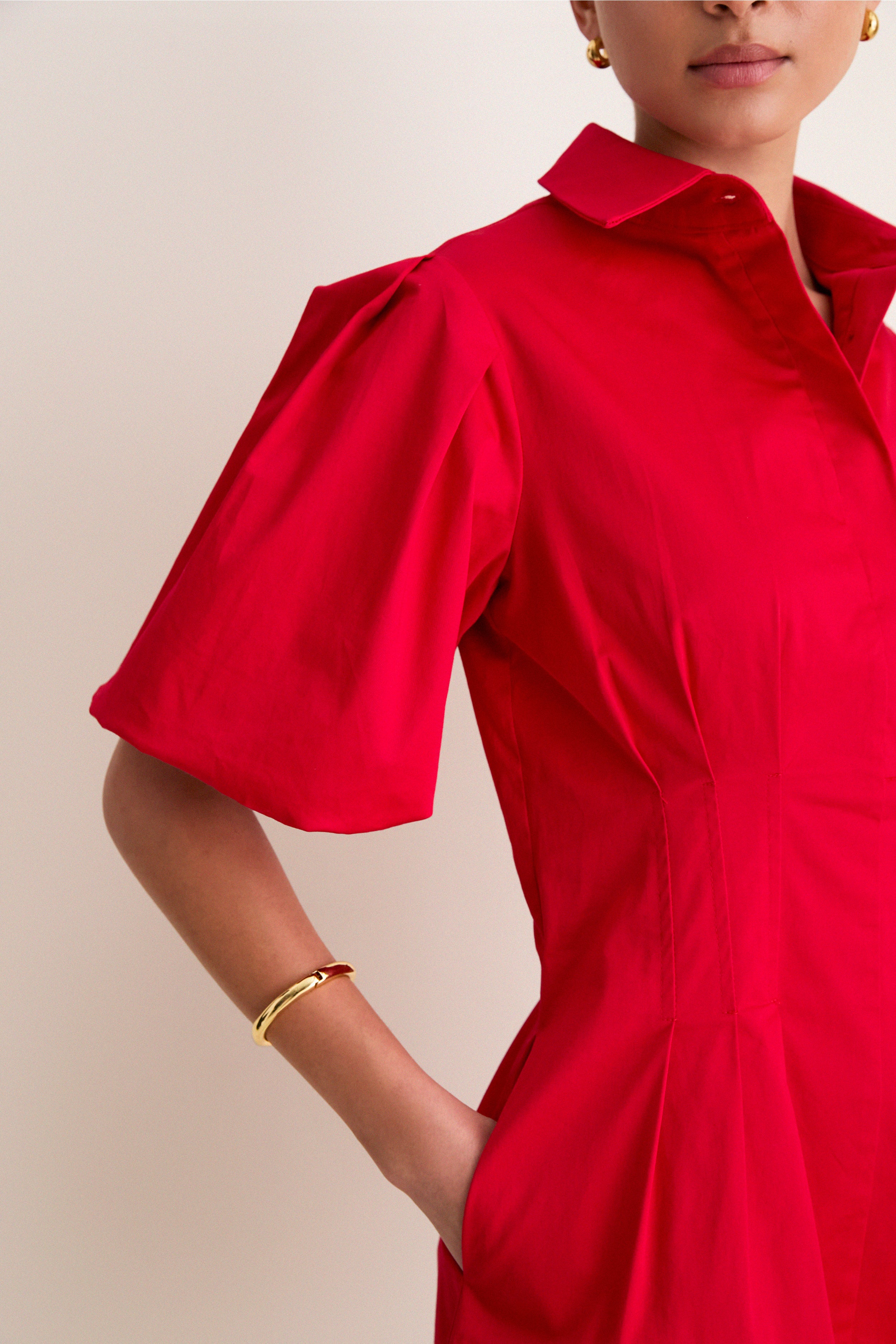 Red Mini Delaney Dress - Image 5