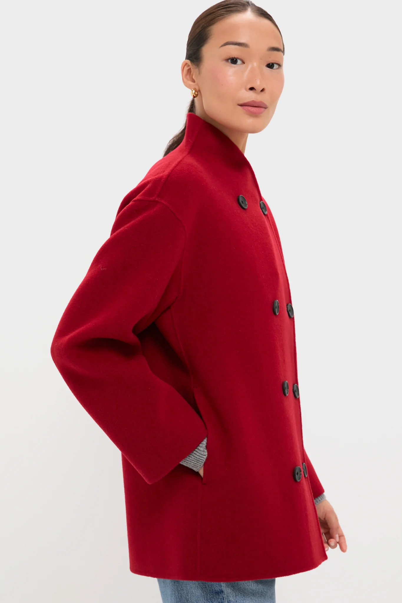 Red Sophia Coat - Image 3