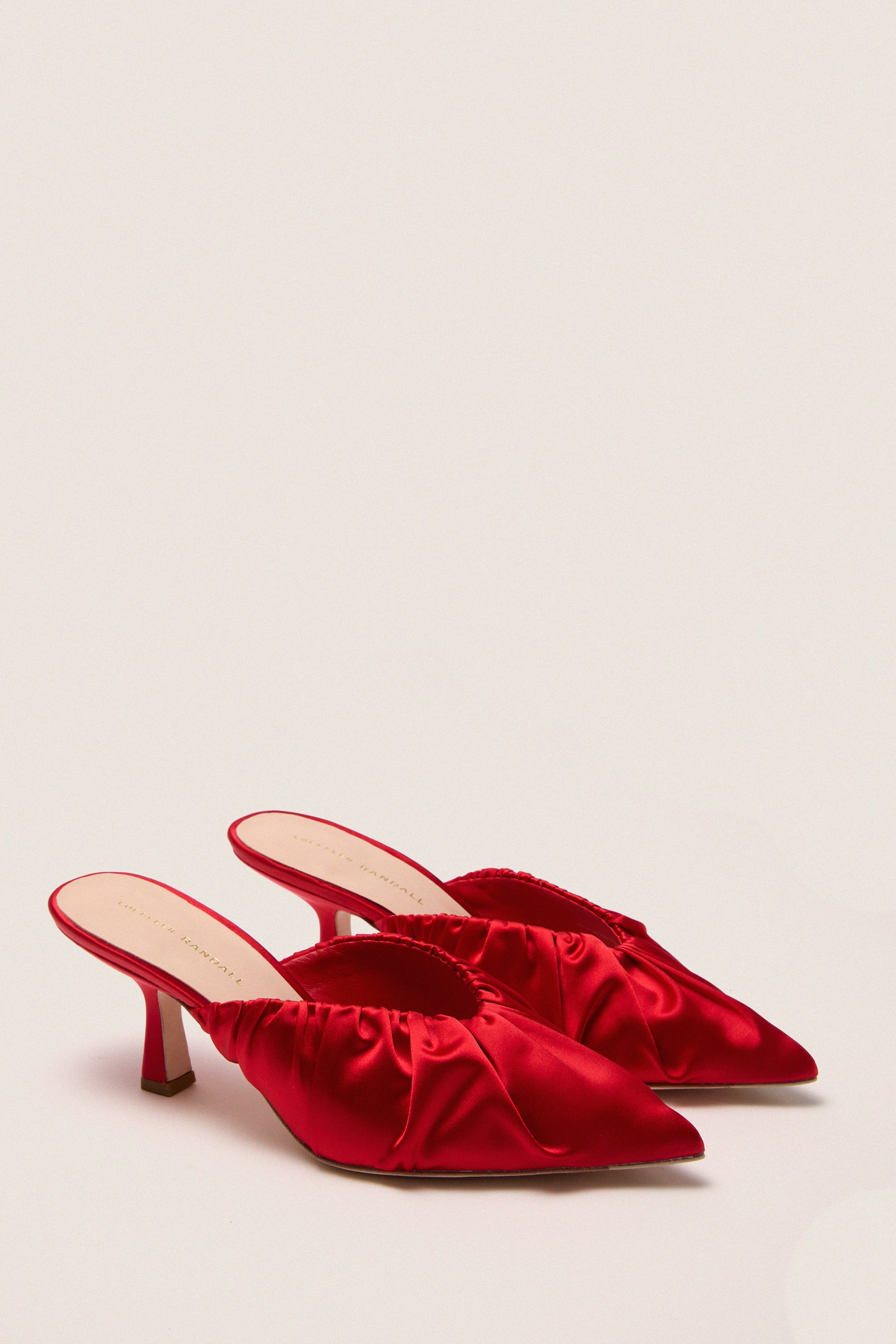 Red Stain Inez Heels - Image 3