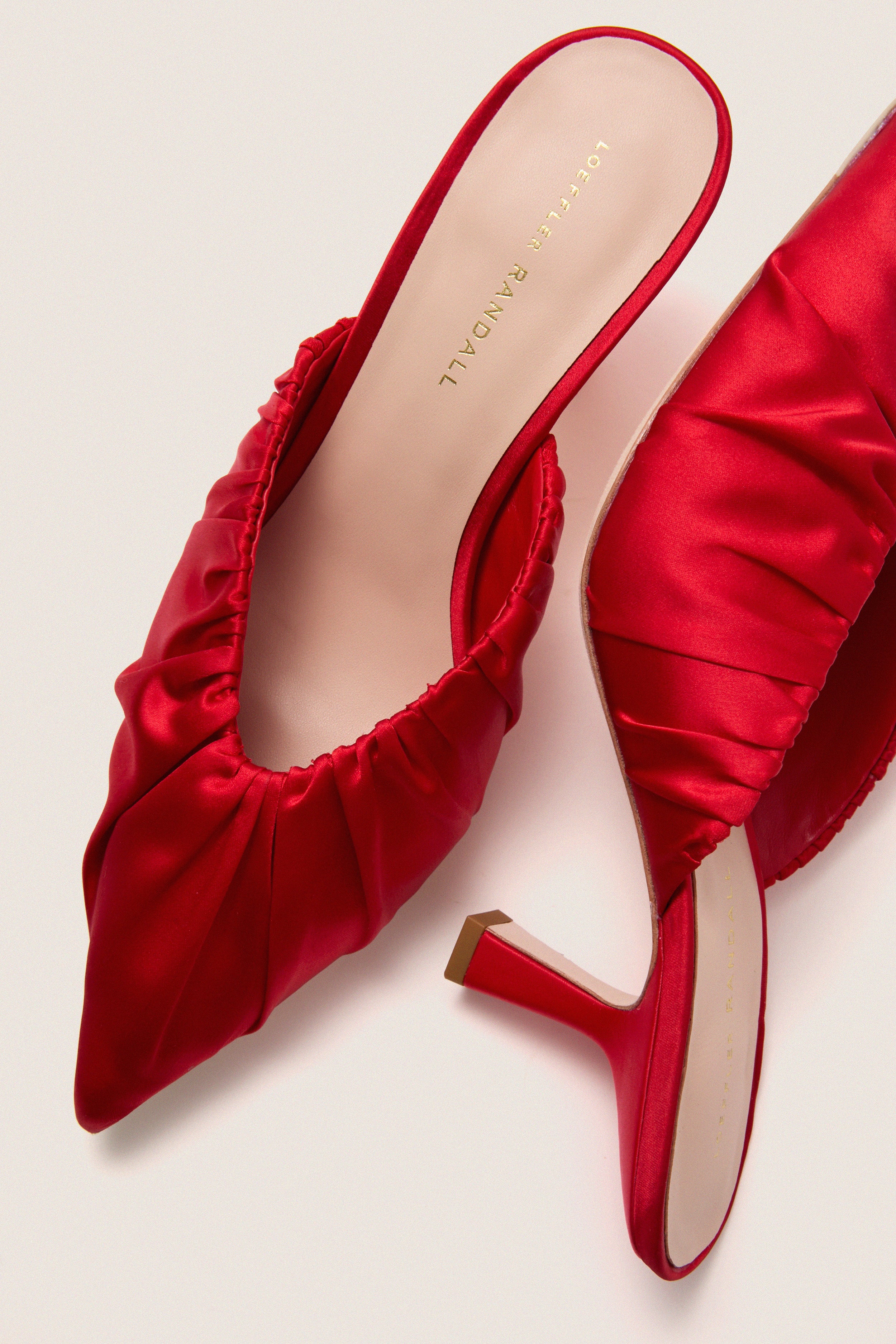 Red Stain Inez Heels - Image 5