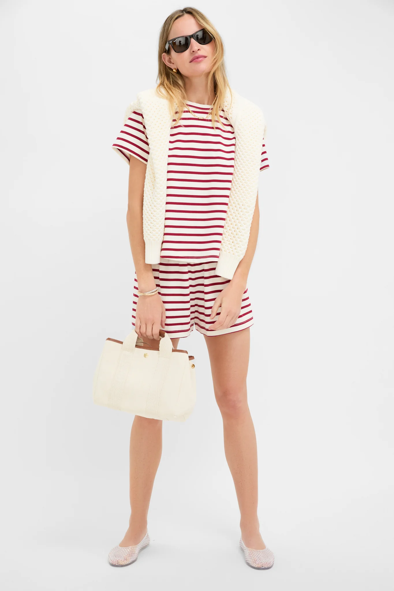 Red Stripe Parker Classic Tee - Image 2