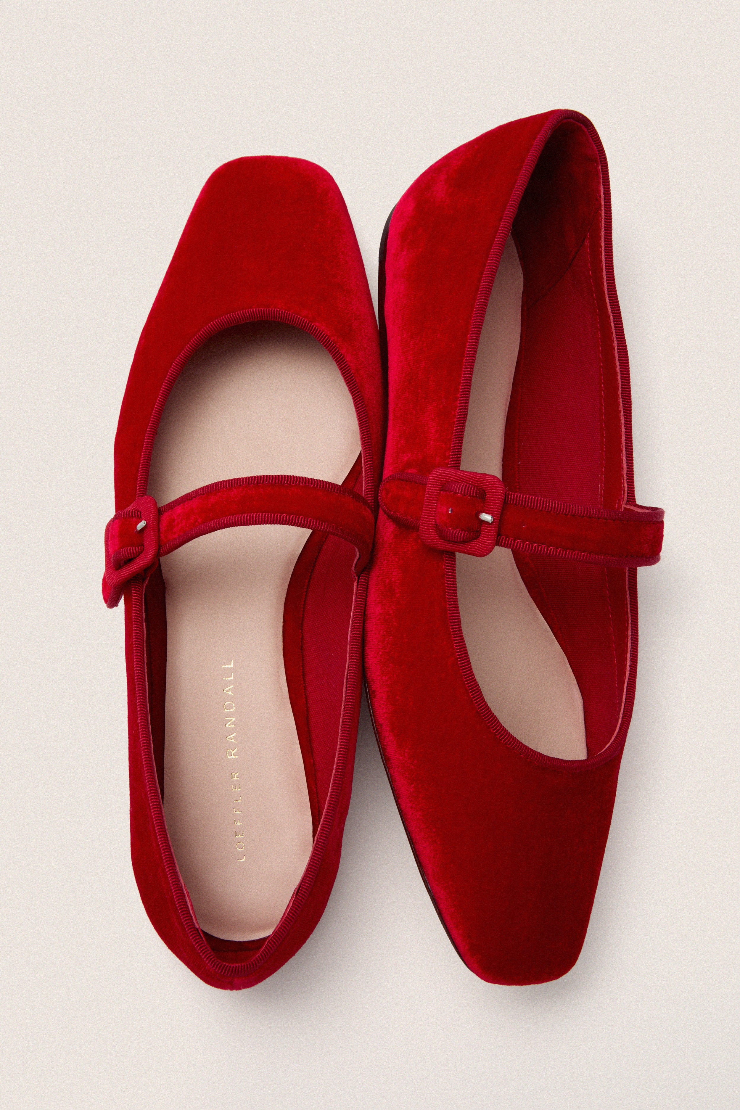 Red Velvet Ginger Mary Jane Flats - Image 5