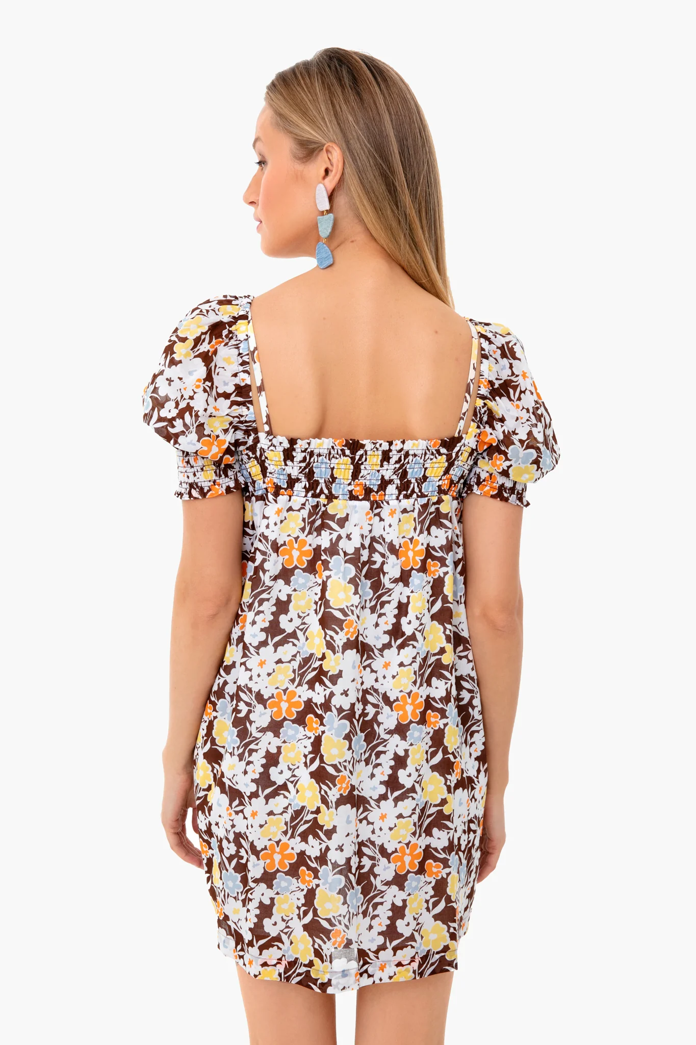 Reverie Smocked Mini Dress - Image 4