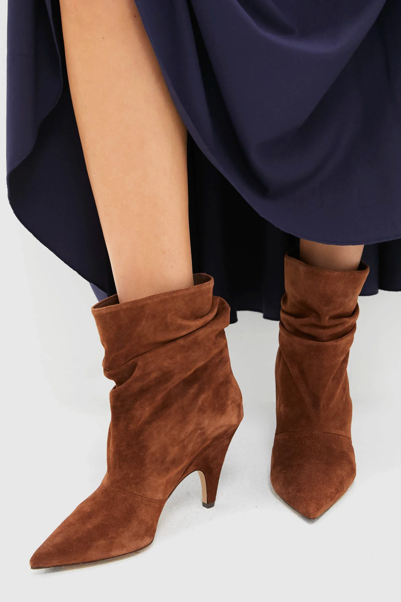 Rich Brown Tati Slouch Mini Boots - Image 2