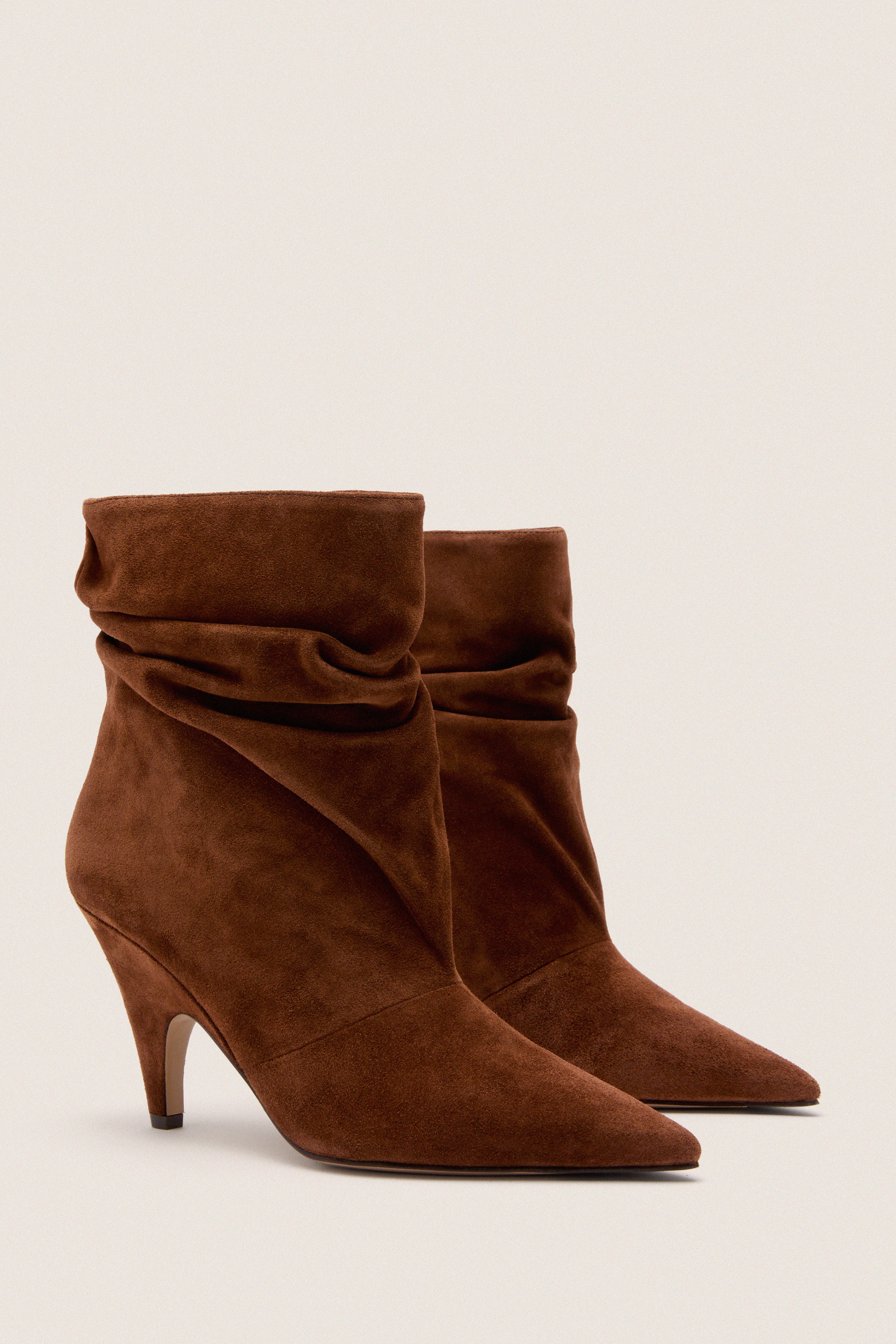 Rich Brown Tati Slouch Mini Boots - Image 4