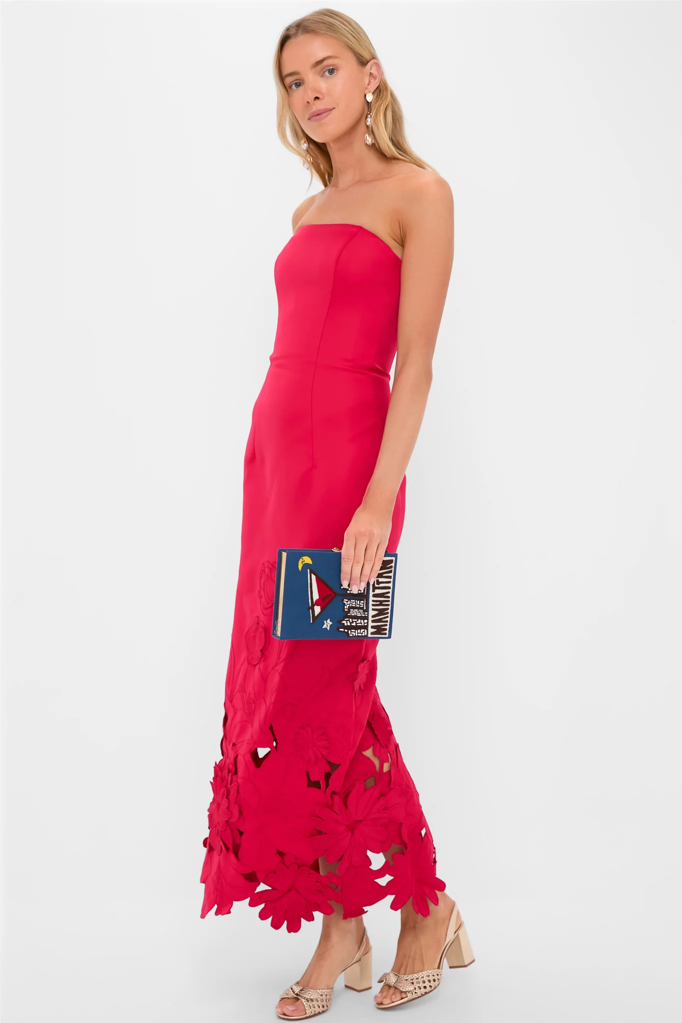 Rosa Rayna Applique Bustier Maxi Dress - Image 2