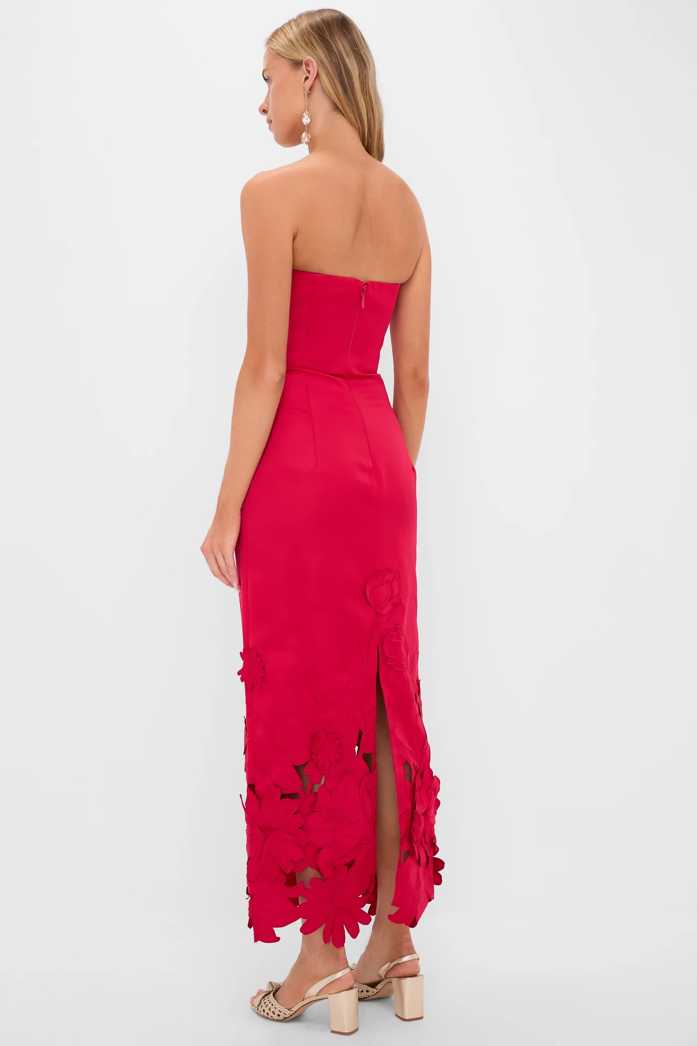 Rosa Rayna Applique Bustier Maxi Dress - Image 4
