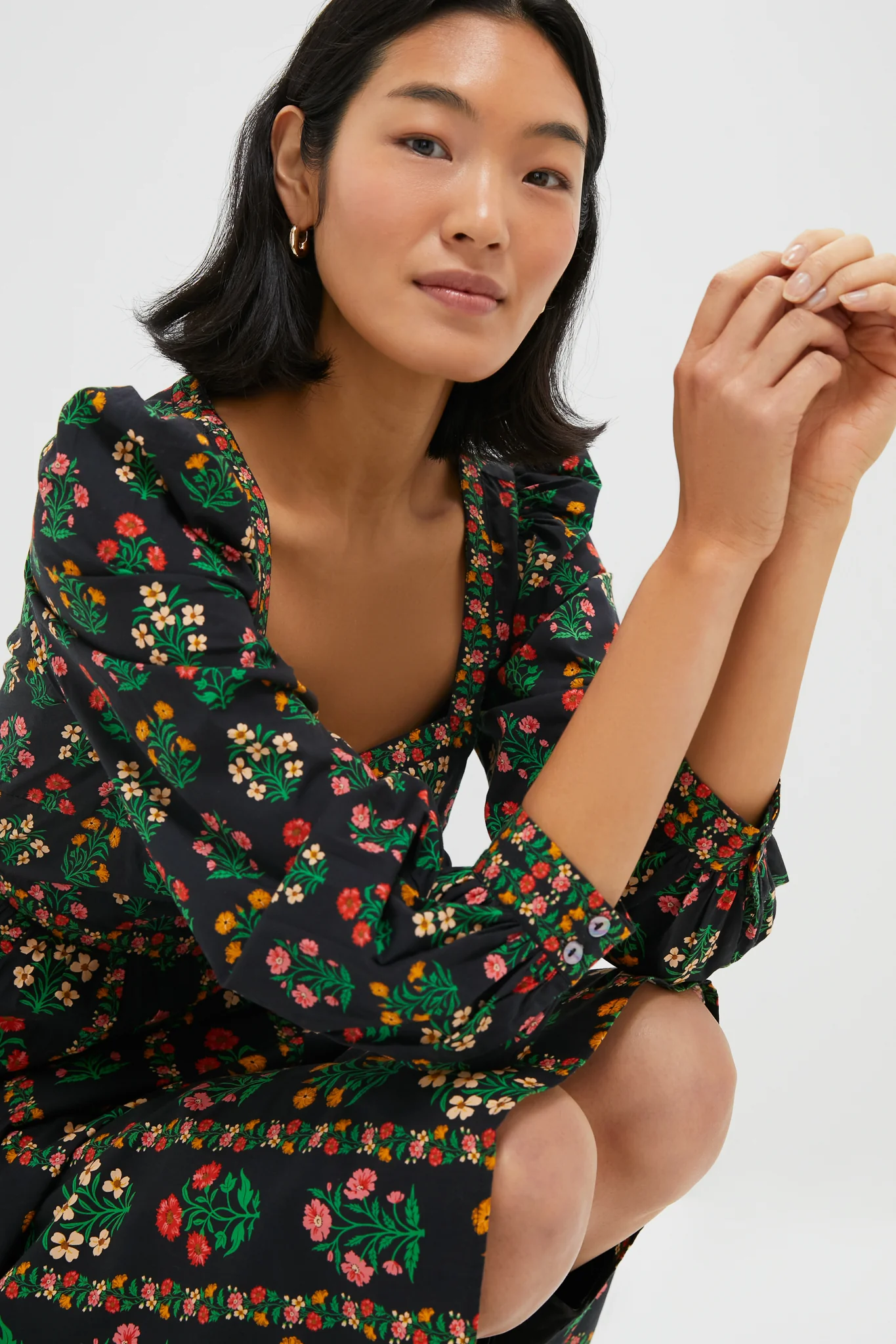 Rose Border Cornelia Dress - Image 6