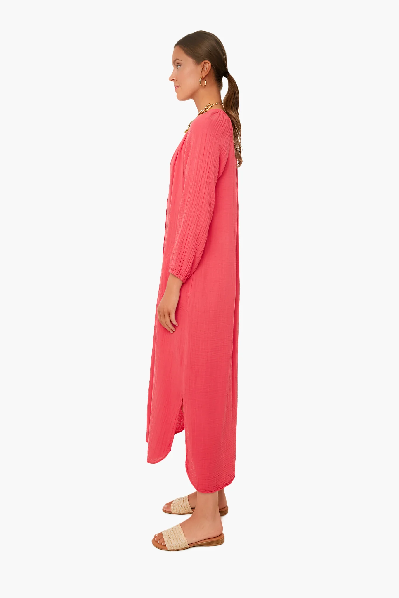 Rose Coral Irys Dress - Image 3