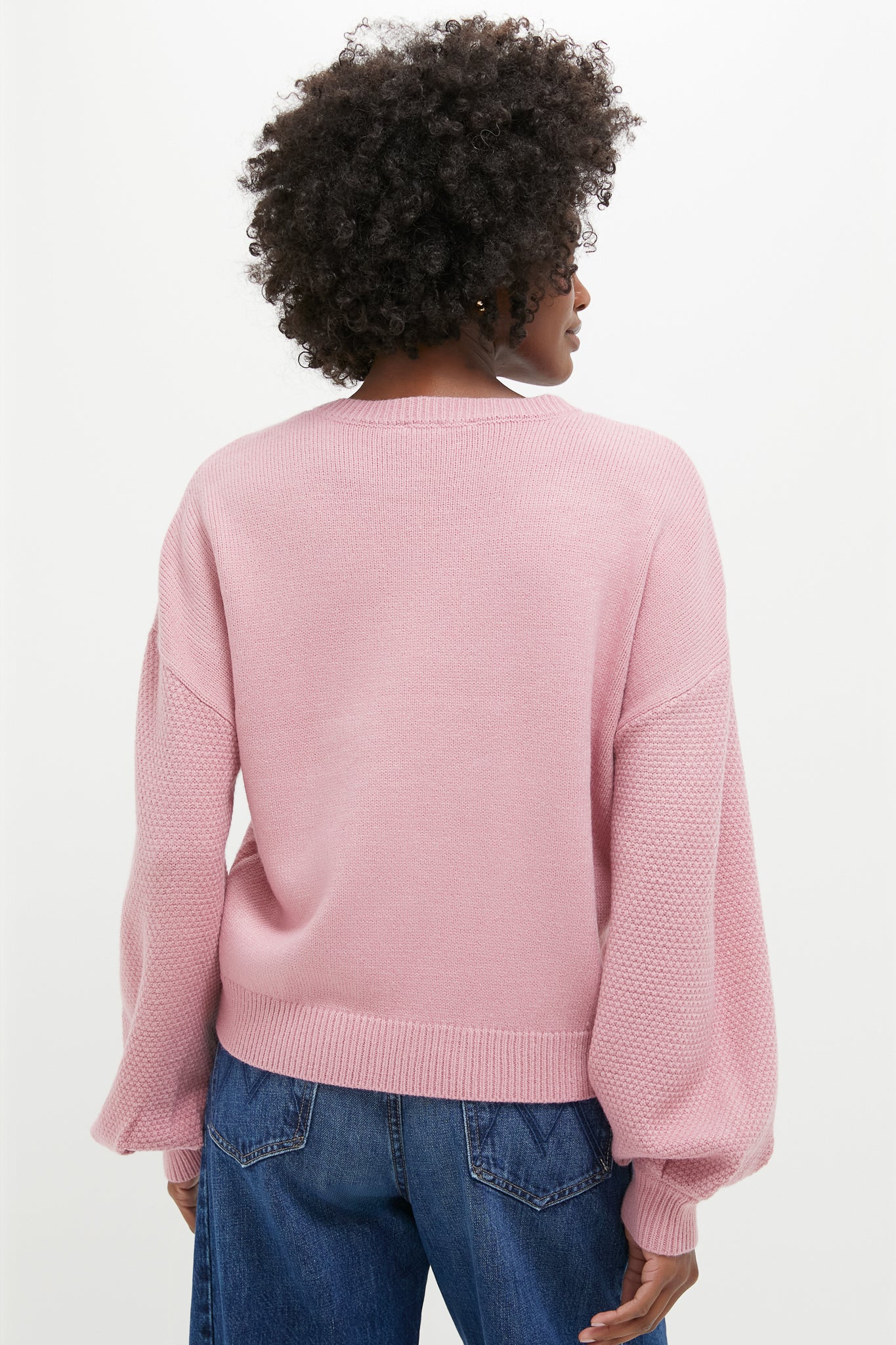 Rose Embroidered Floral Francine Sweater - Image 4