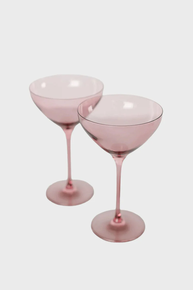 Rose Martini Glass Set of 2 - Image 3