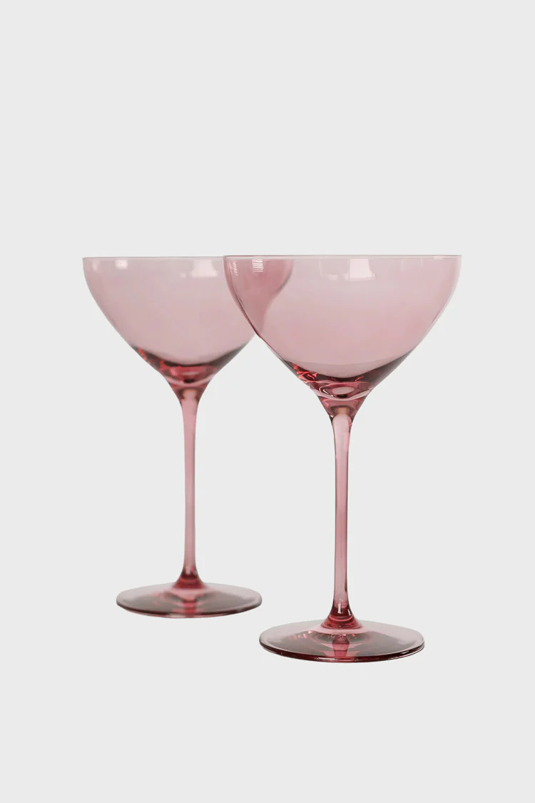 Rose Martini Glass Set of 2 - Image 4