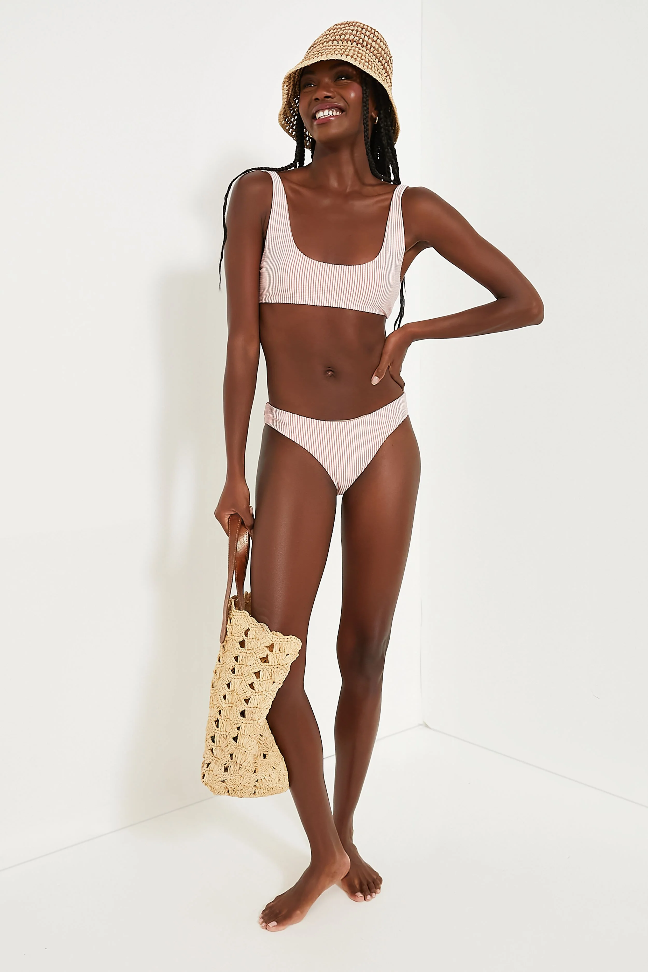 Rosette White Stripe Lily Bottom - Image 2