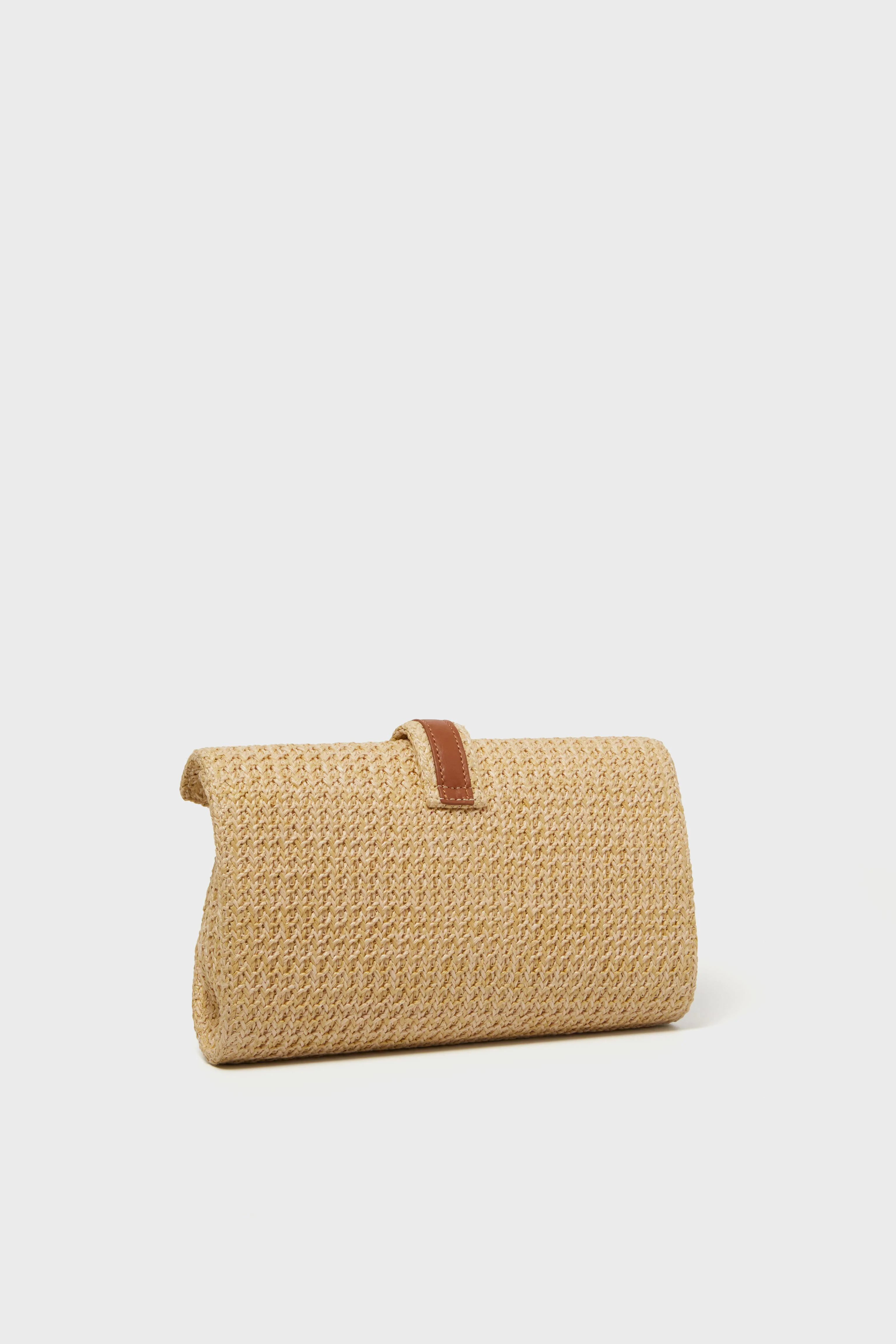 Rowen Raffia Envelope Clutch - Image 4