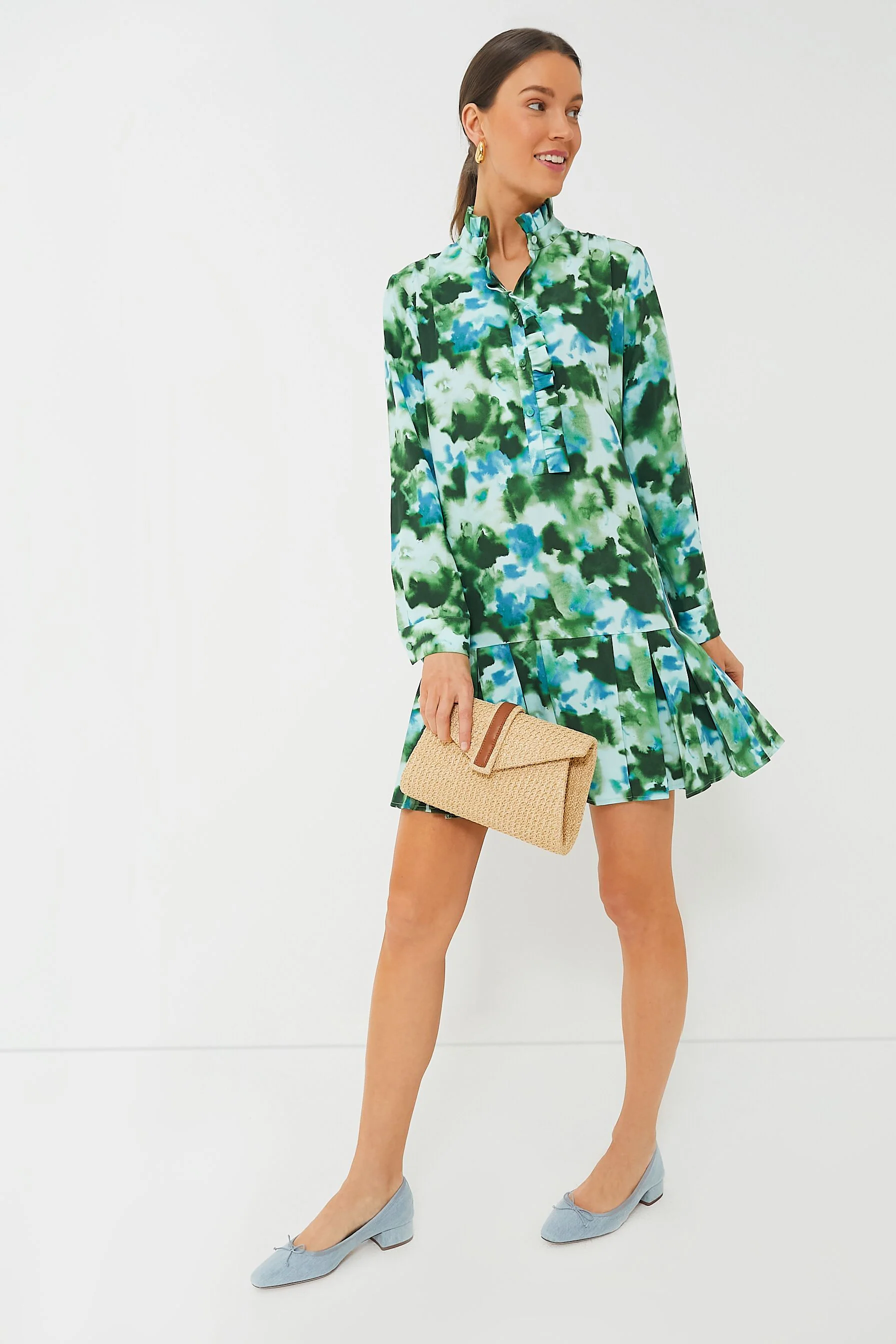 Rowen Raffia Envelope Clutch - Image 6