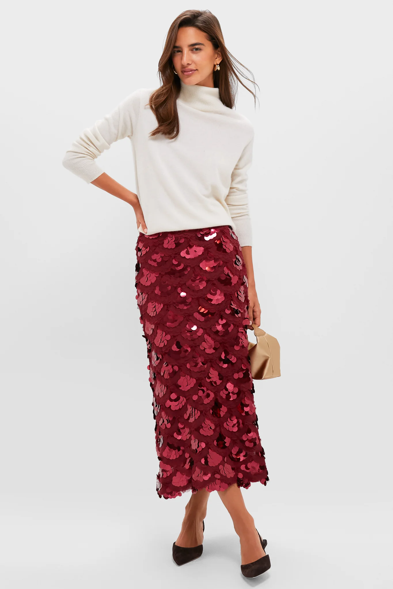 Ruby Paillette Mona Maxi Skirt - Image 2