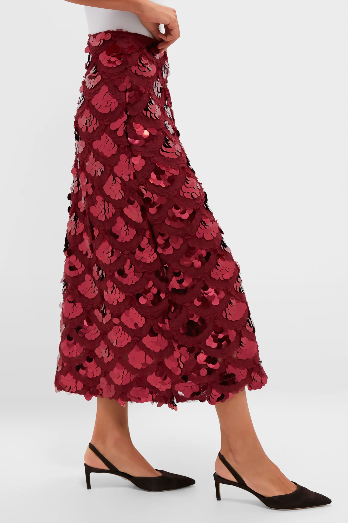 Ruby Paillette Mona Maxi Skirt - Image 3