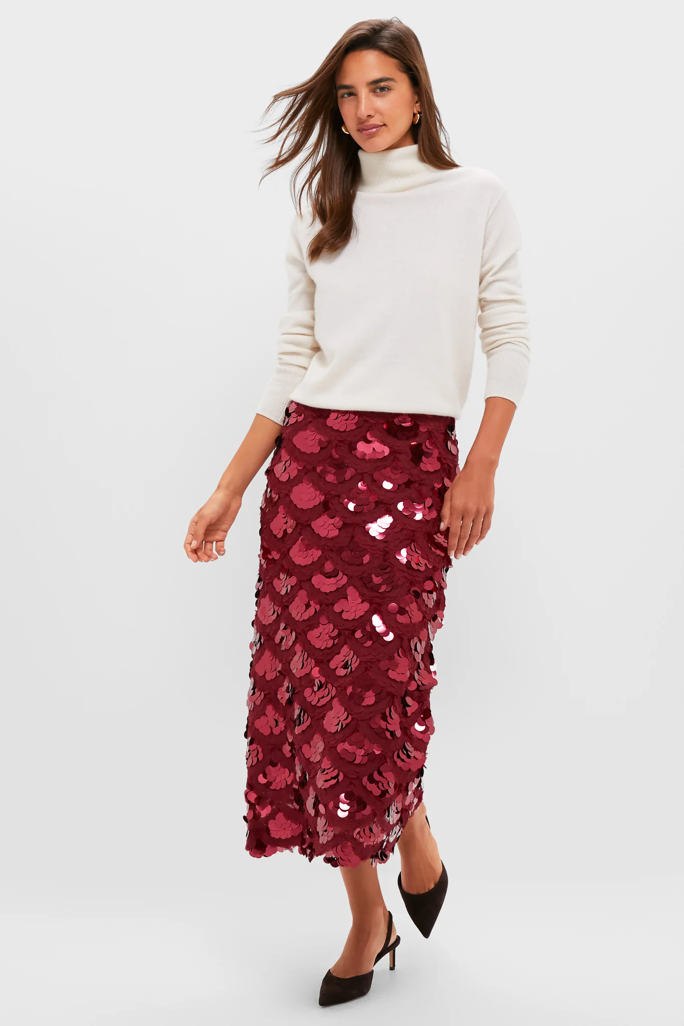 Ruby Paillette Mona Maxi Skirt - Image 6