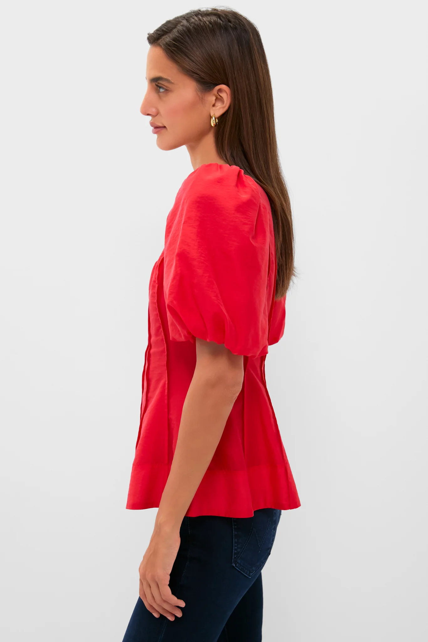 Ruby Taffeta Annalise Blouse - Image 3