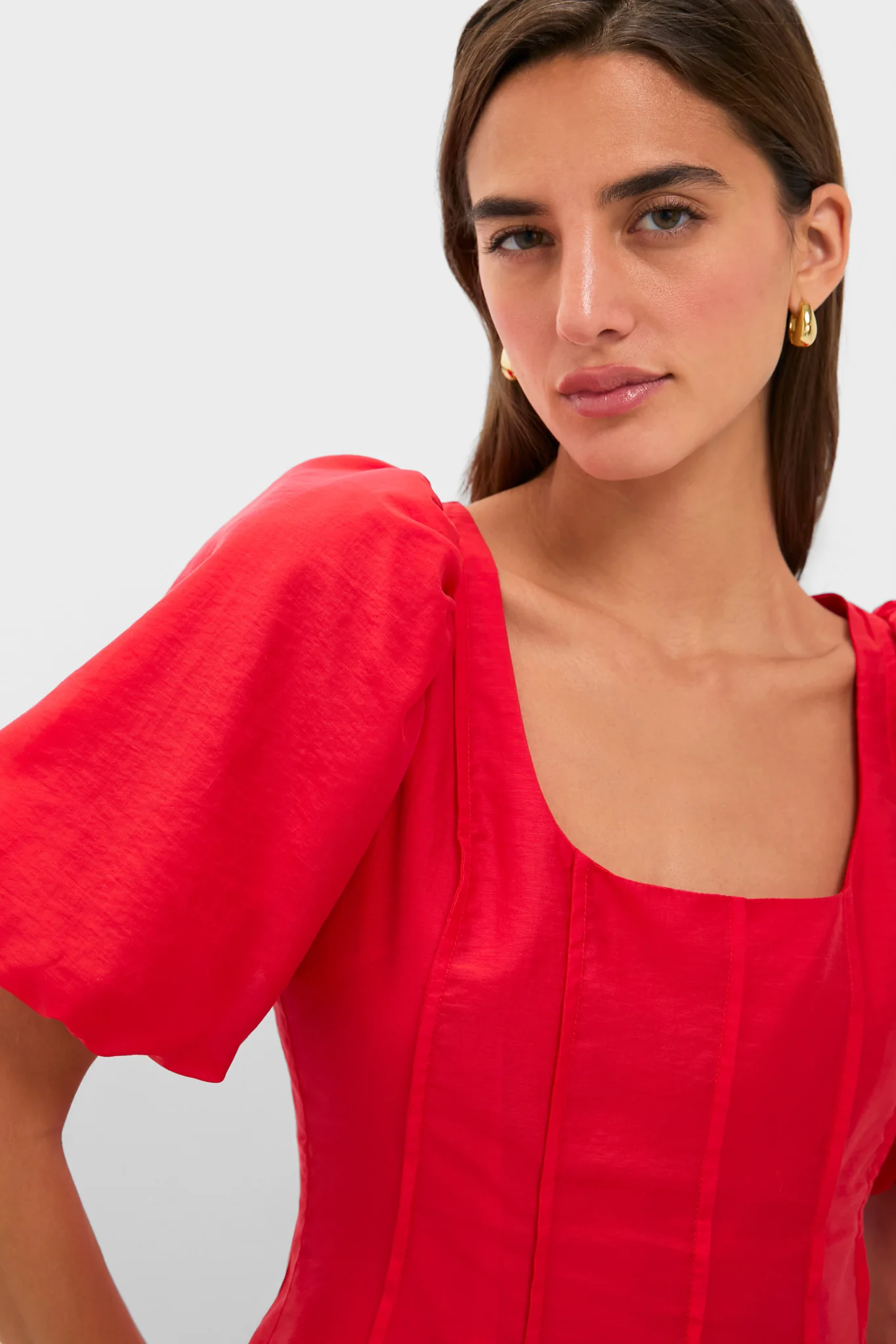 Ruby Taffeta Annalise Blouse - Image 5