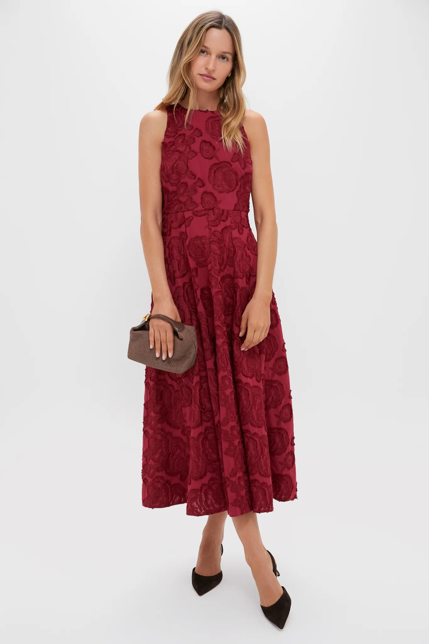Ruby Textured Floral Melina Maxi Dress - Image 3