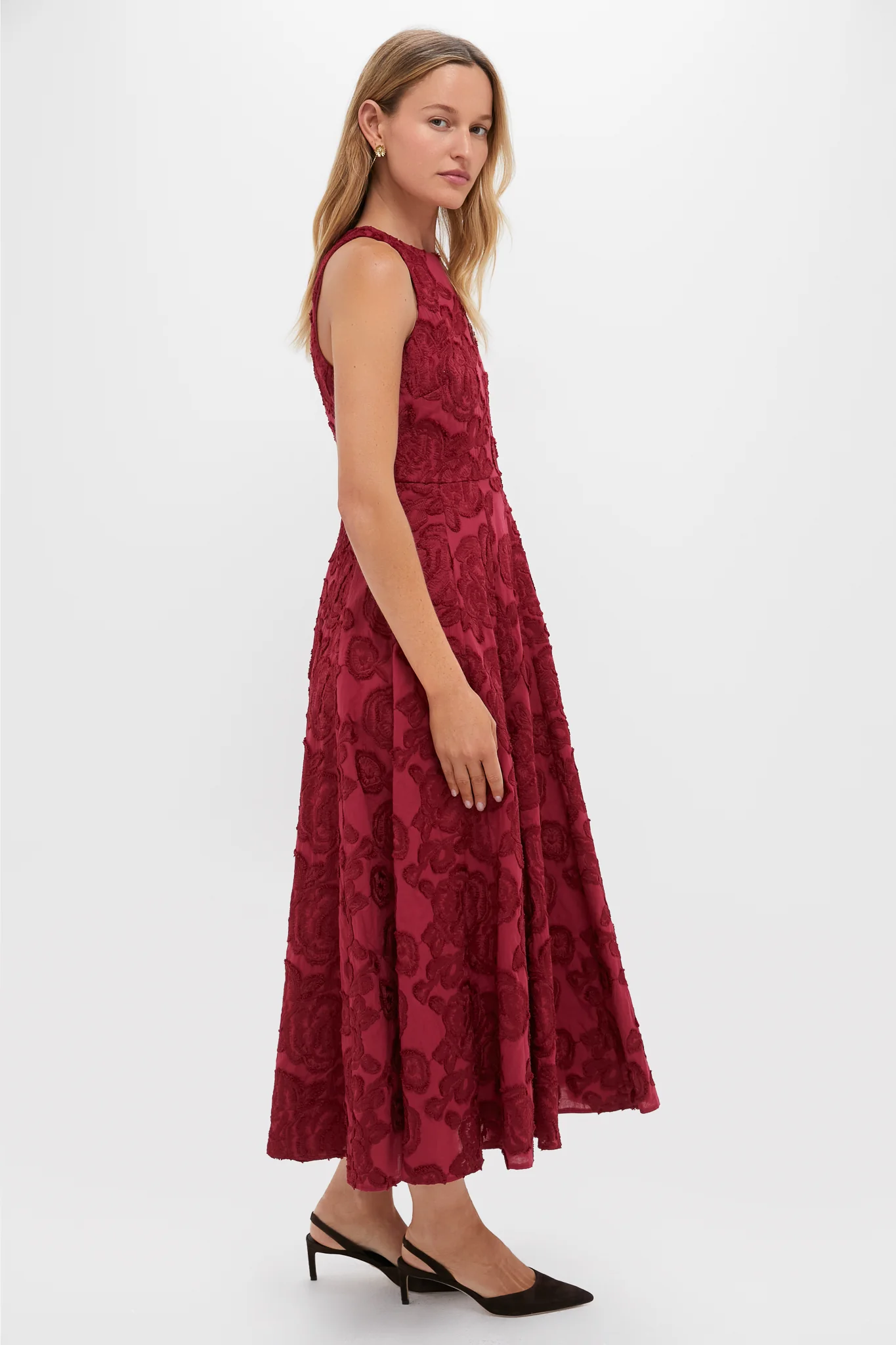 Ruby Textured Floral Melina Maxi Dress - Image 4