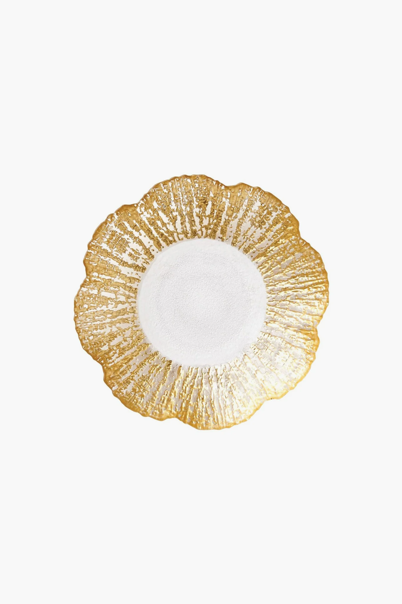 Rufolo Glass Small Shallow Bowl