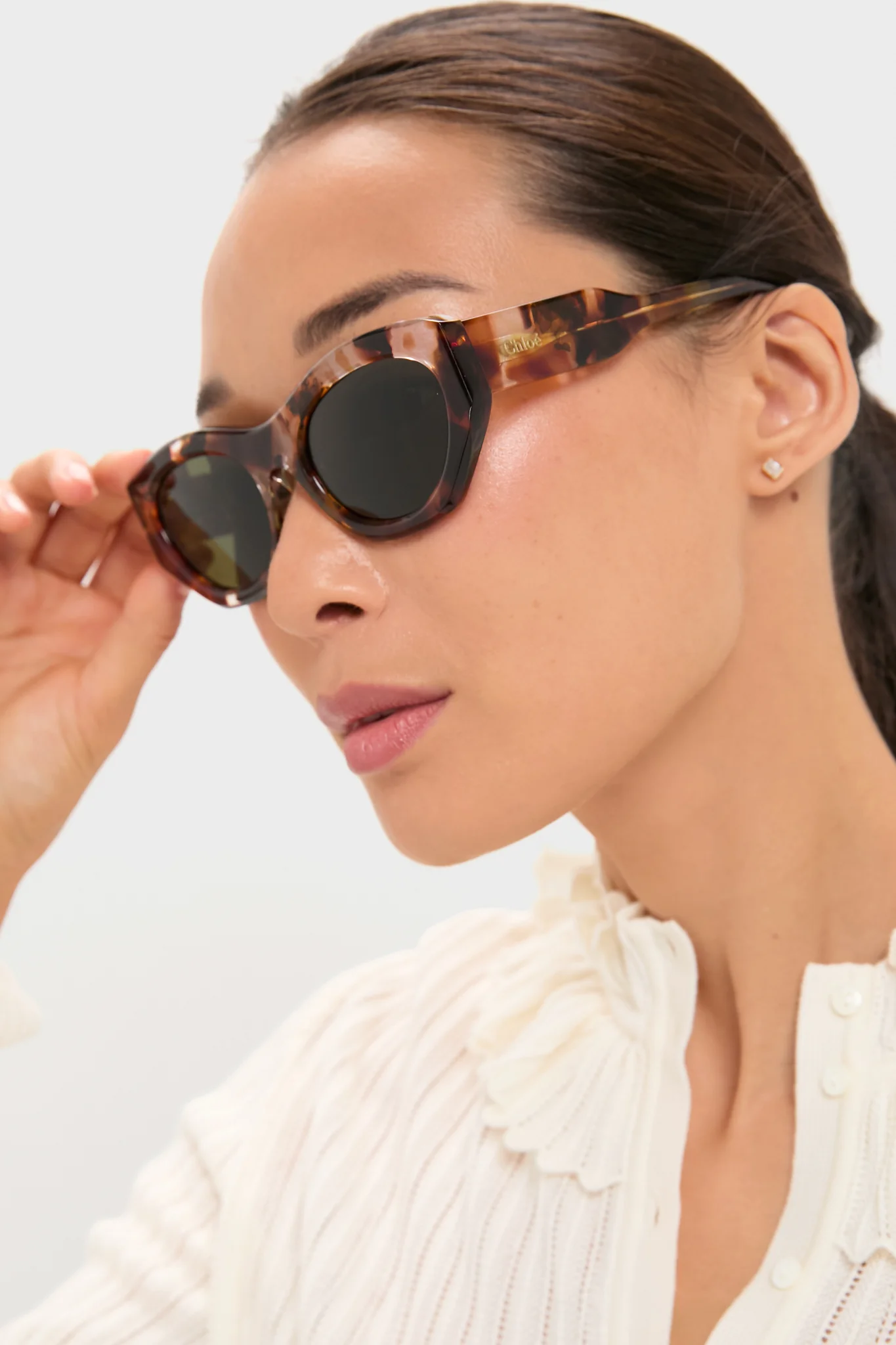 Rust Havana Gayia Reace Sunglasses - Image 2