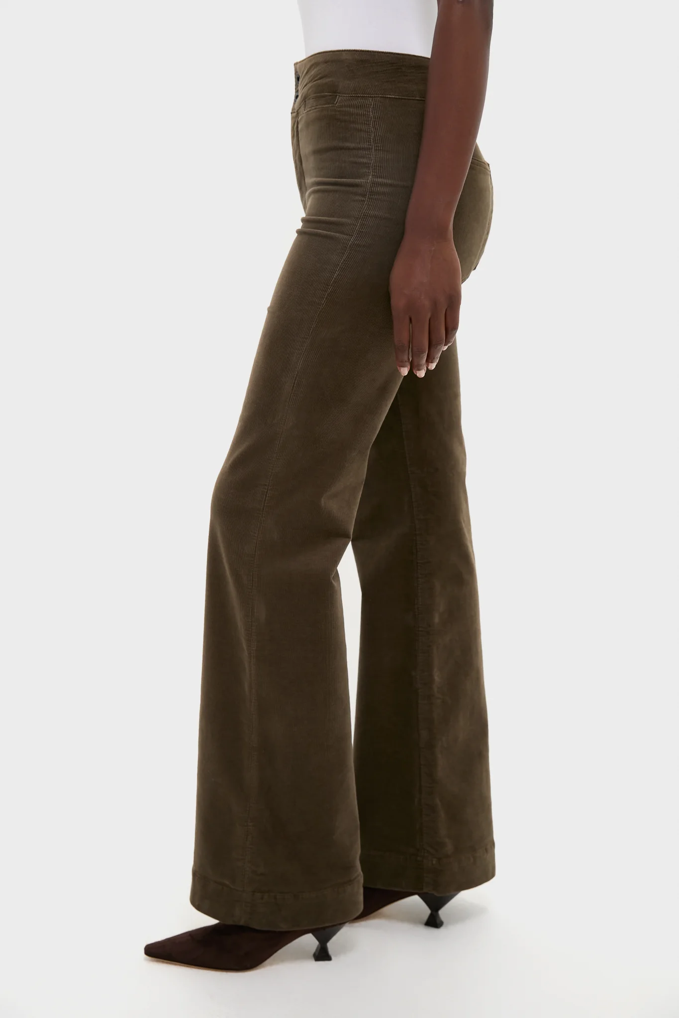 Safari Green Brighton Corduroy Pant - Image 3