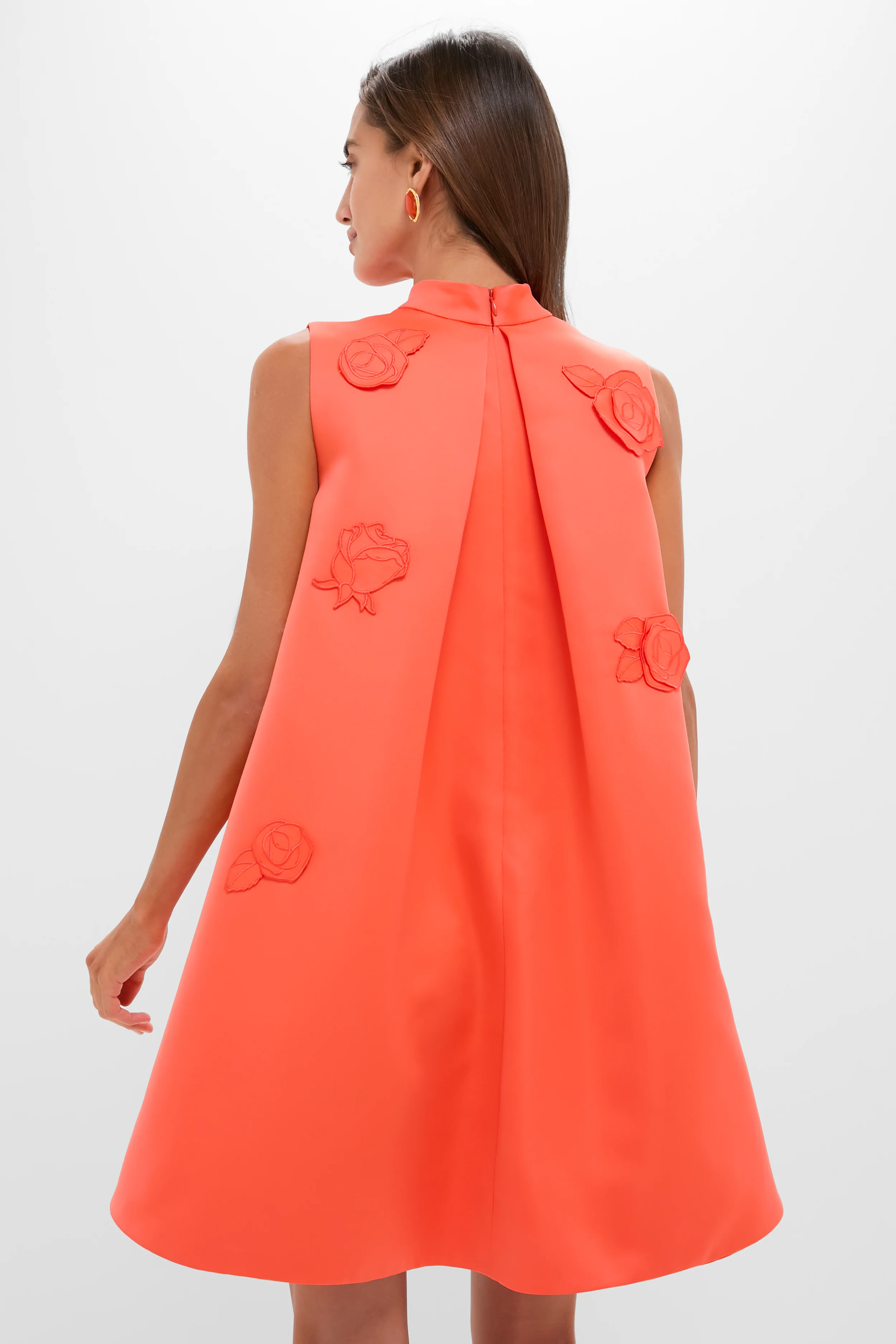Saffron Fallon Applique Floral Mini Dress - Image 4