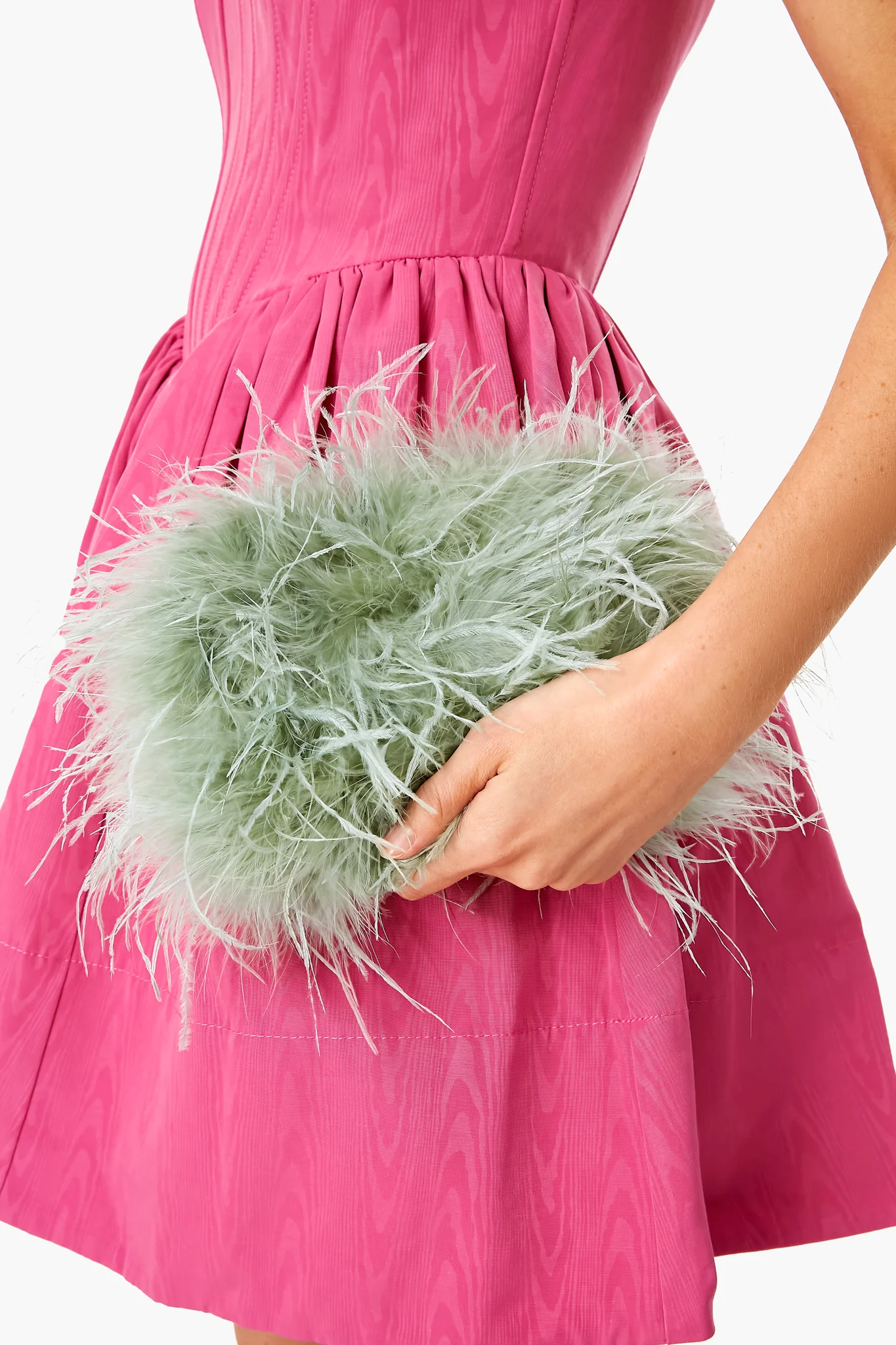 Sage Feathers Zahara Clutch - Image 2
