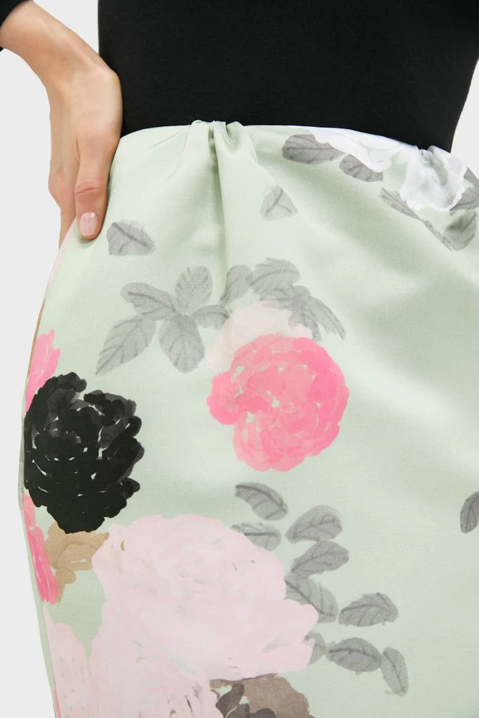 Sage Green Auscot Rose Damian Skirt - Image 5