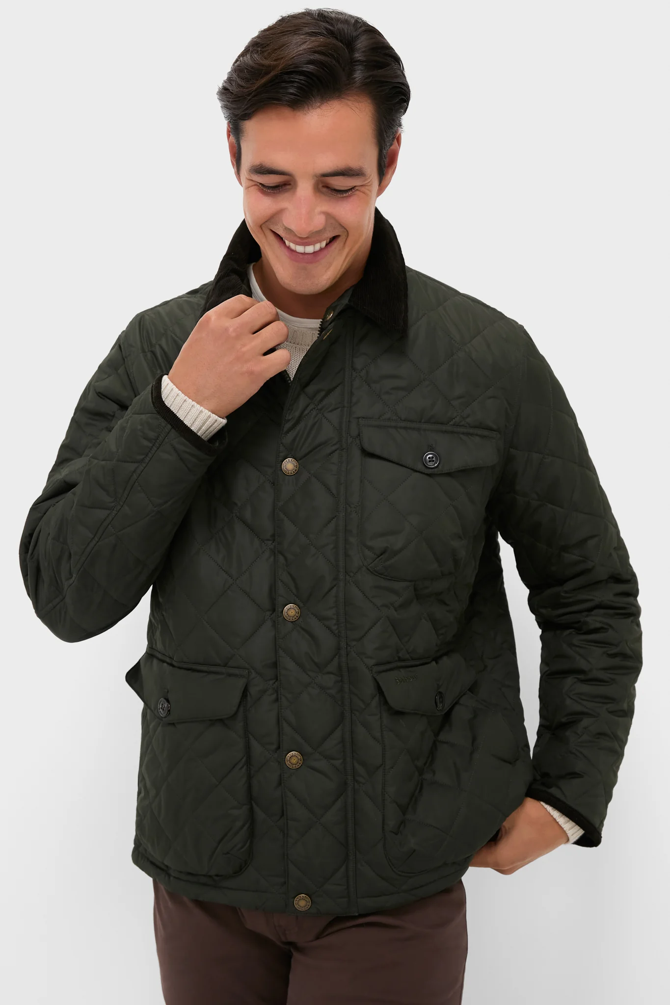 Sage Hornby Quilted Jacket