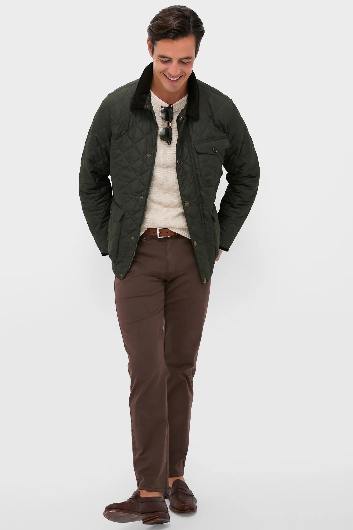 Sage Hornby Quilted Jacket - Image 3