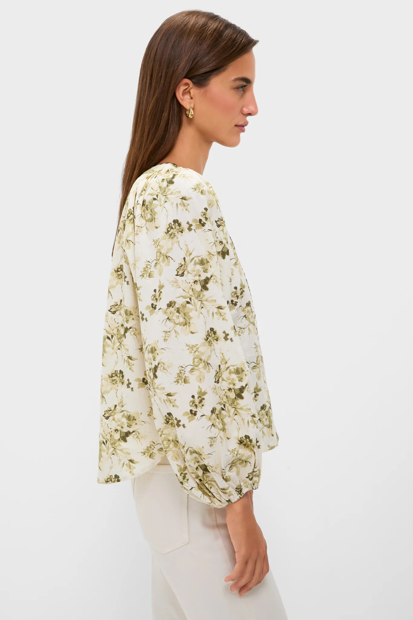 Sage & Ivory Floral Stella Blouse - Image 3