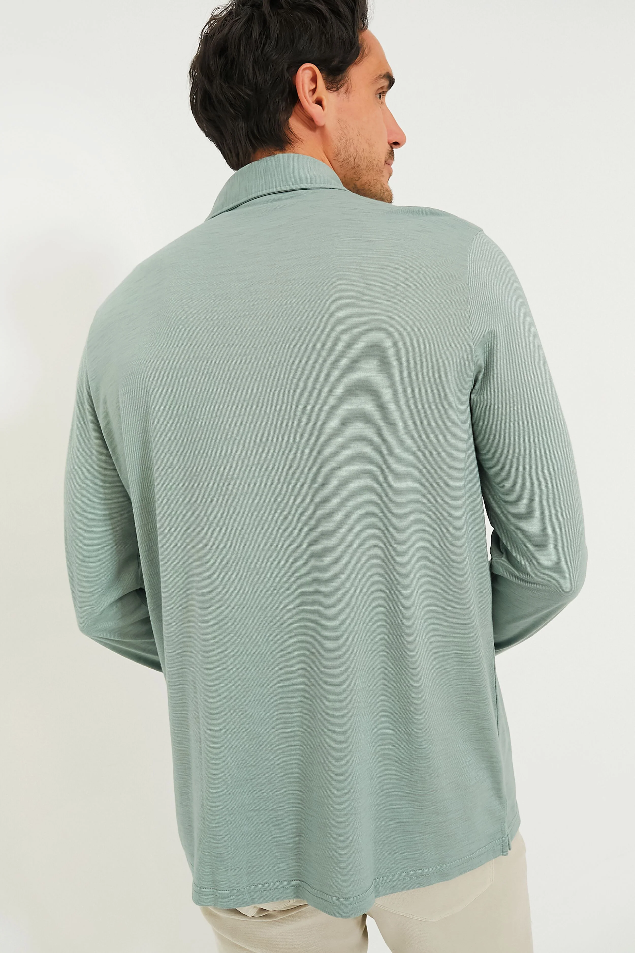 Sage Performance Long Sleeve Range Polo - Image 4