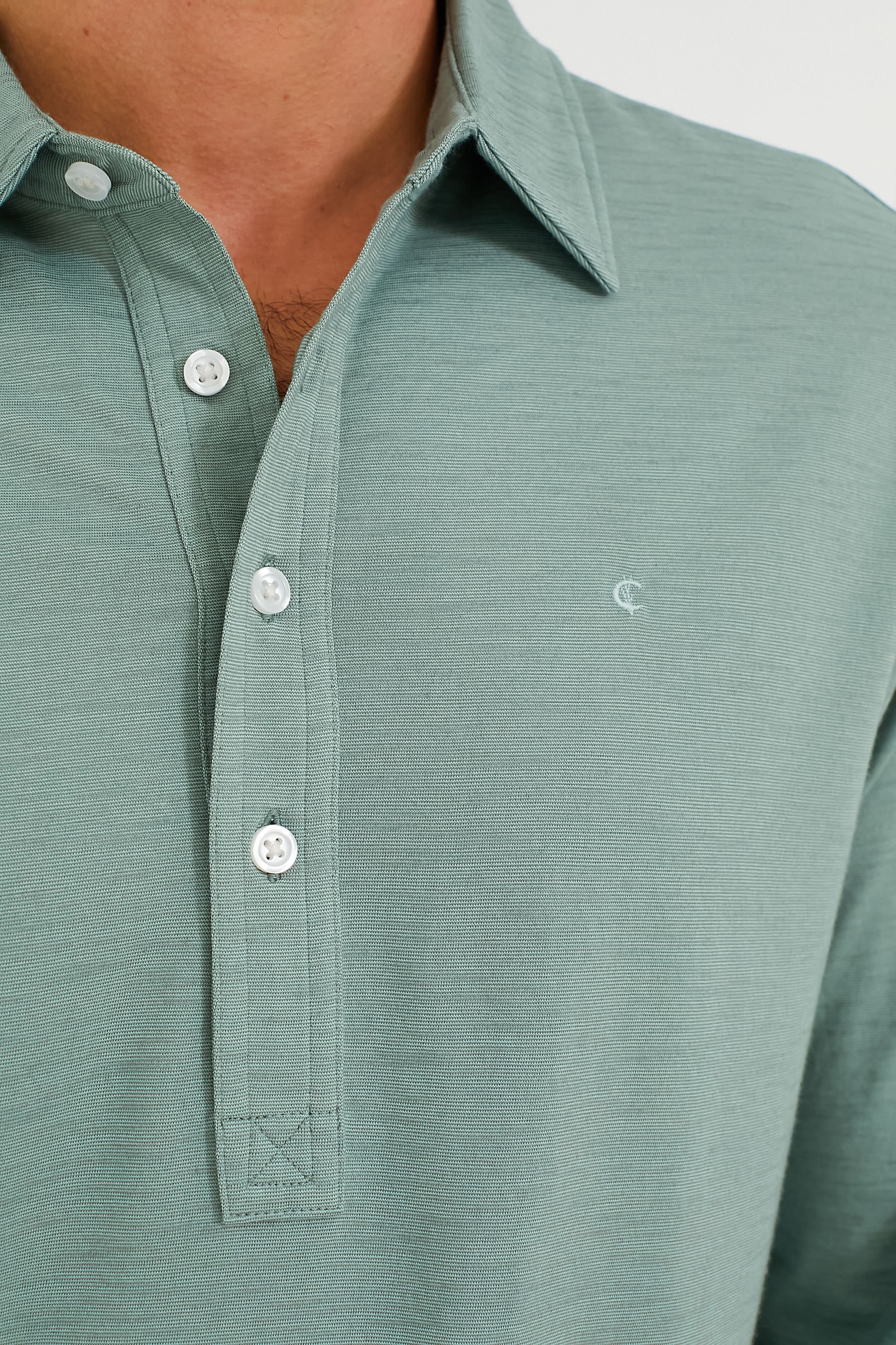 Sage Performance Long Sleeve Range Polo - Image 5