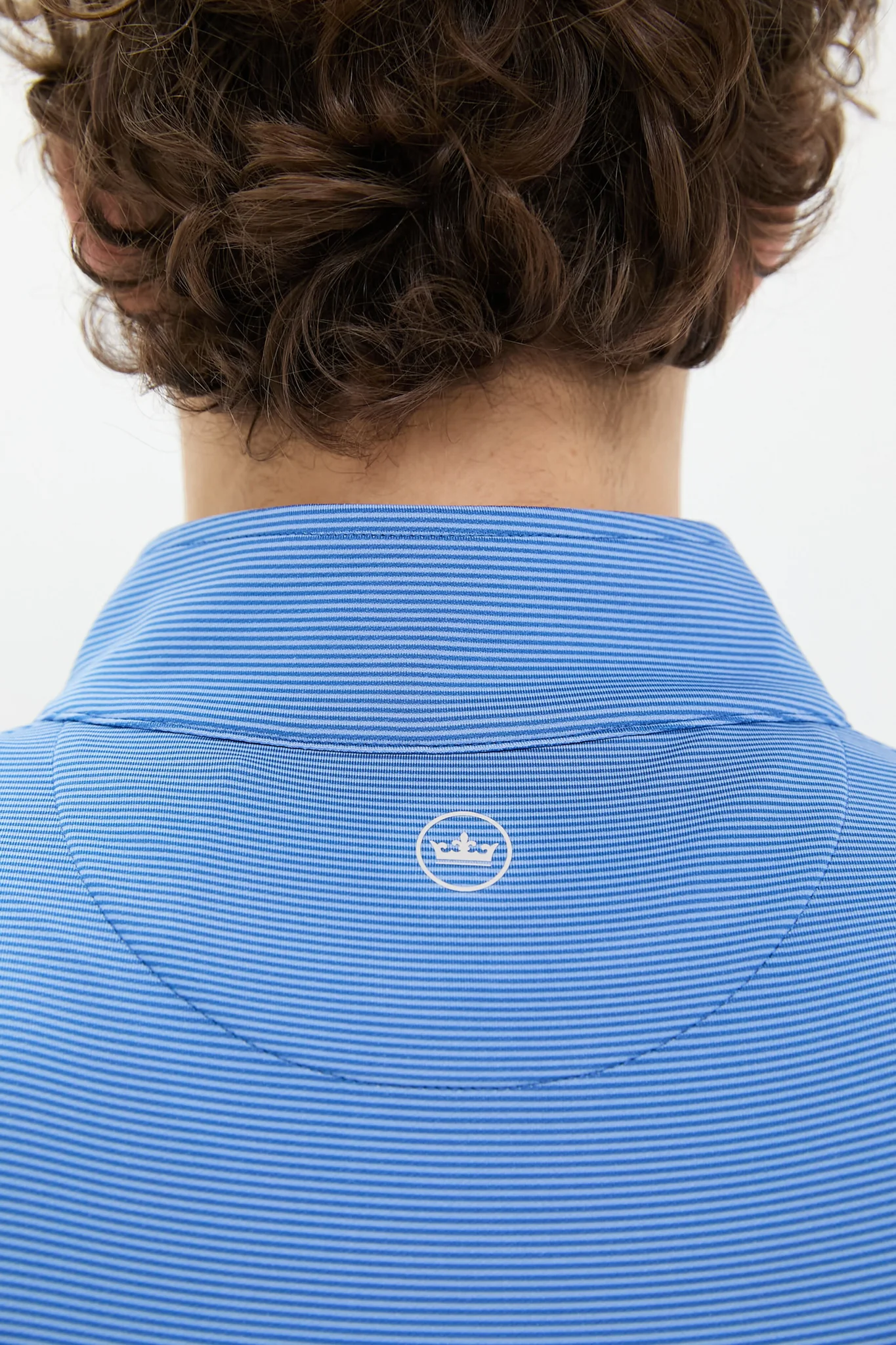 Sailor Blue Perth Sugar Stripe Performance Quarter-Zip - Image 6