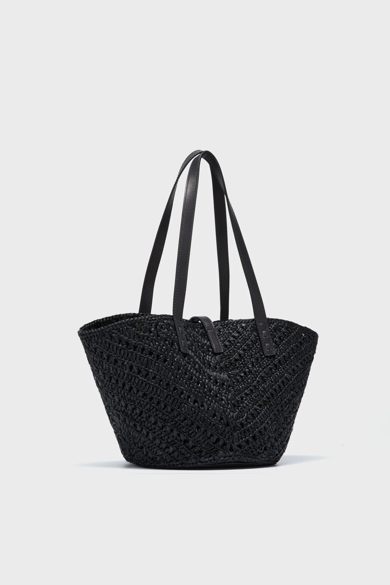 Saint Laurent Black Small Panier Tote Bag - Image 5