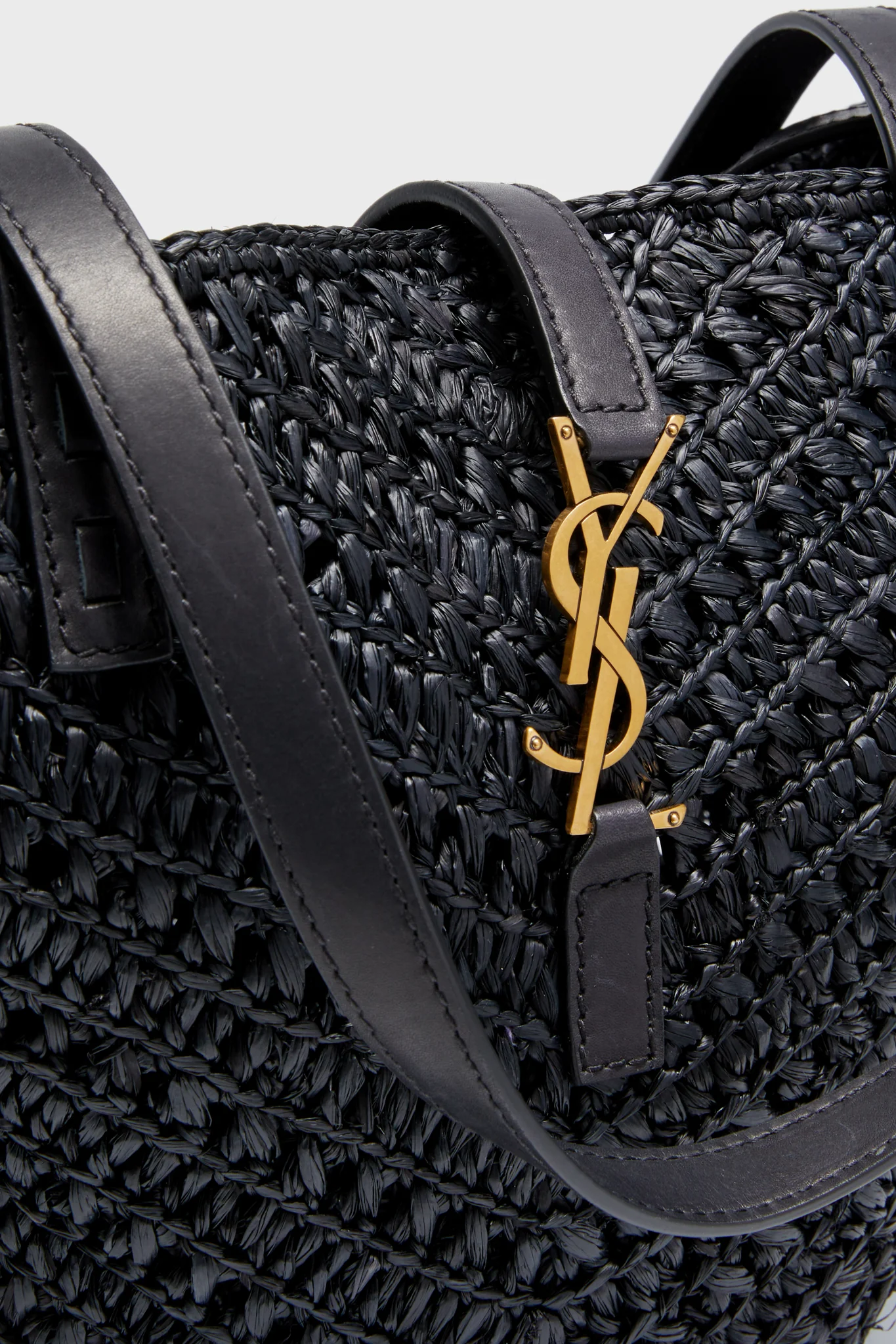 Saint Laurent Black Small Panier Tote Bag - Image 6