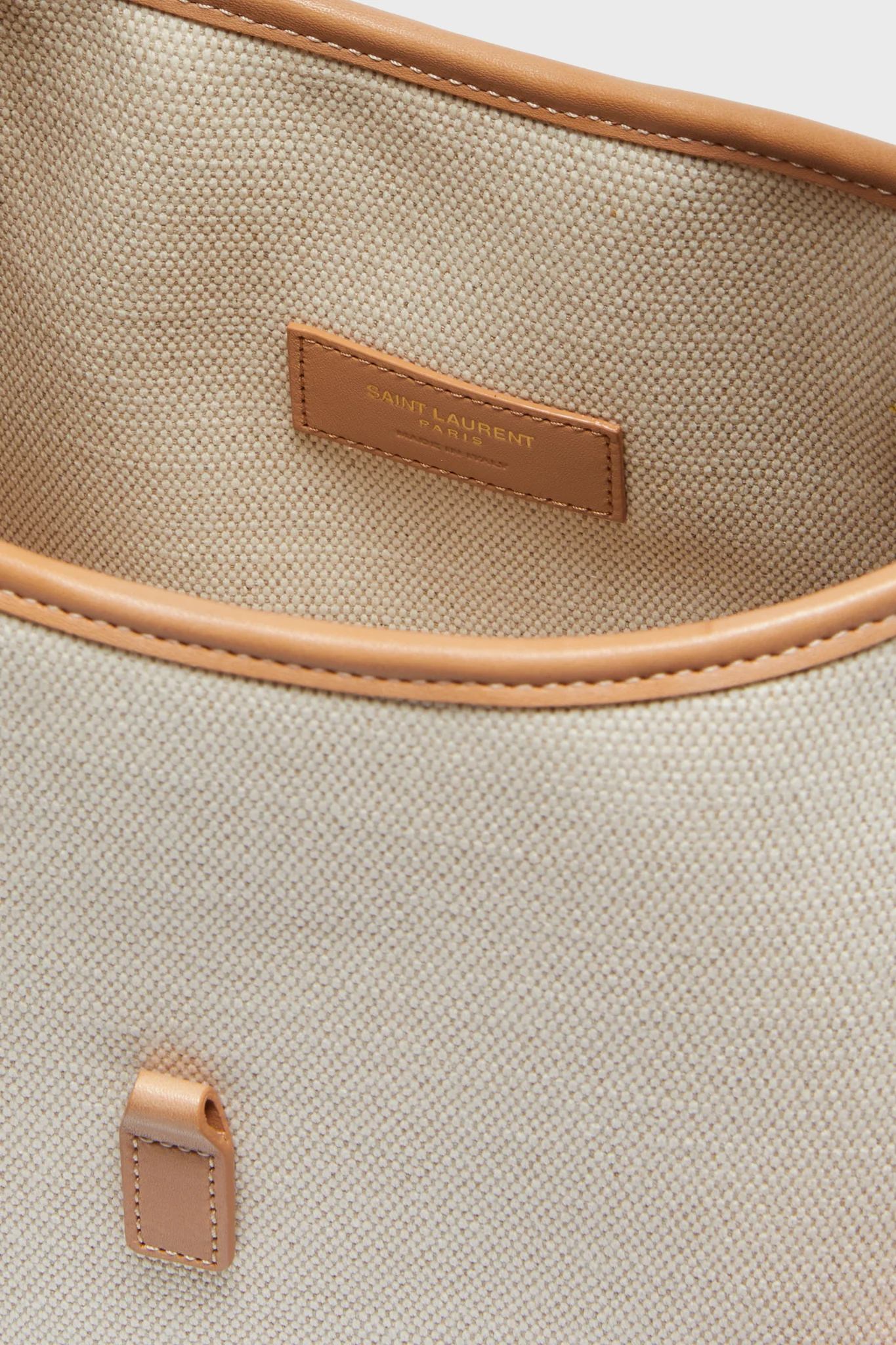 Saint Laurent Canvas Small Le 5 A 7 Hobo Bag - Image 5