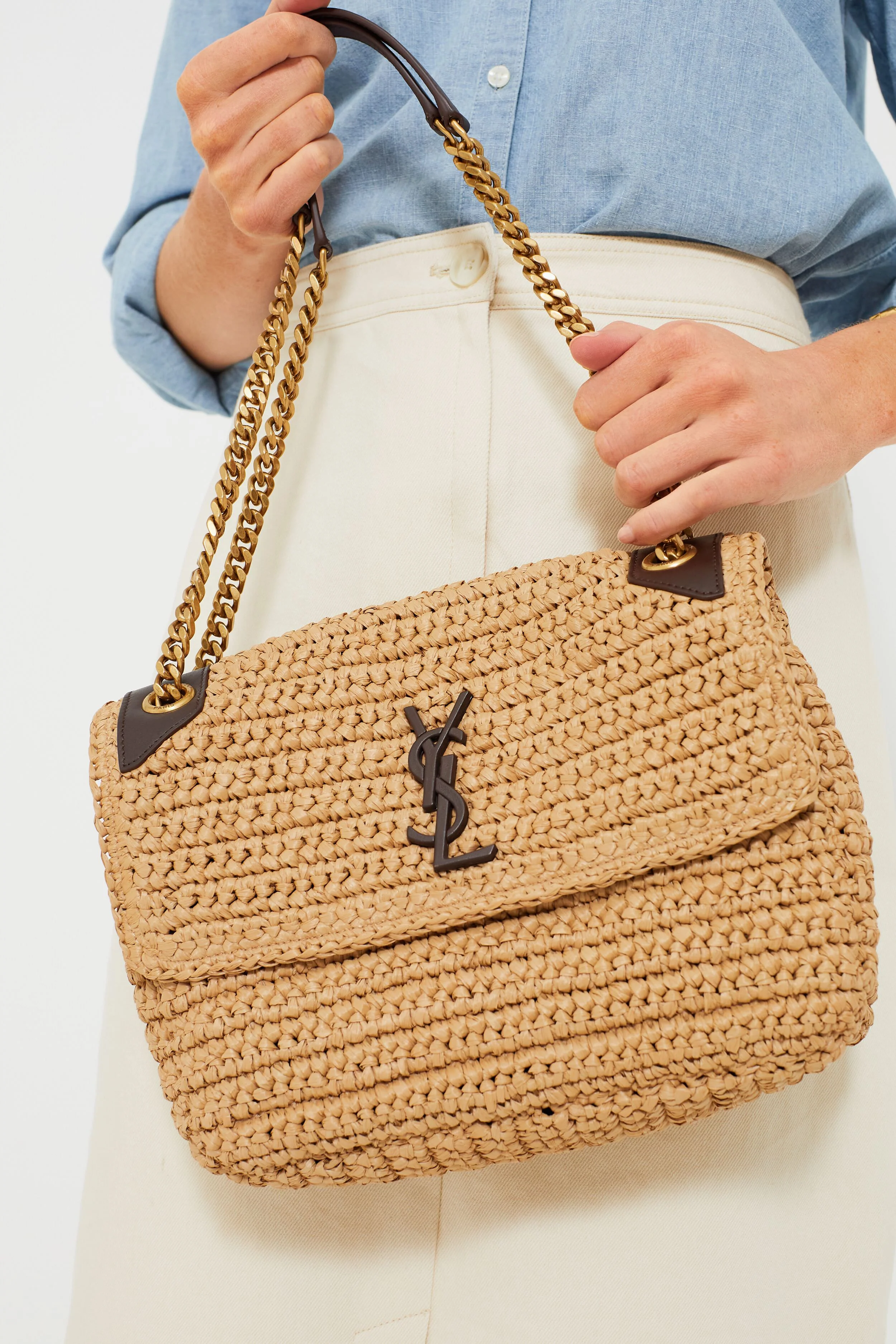 Saint Laurent Naturale Medium Niki Chain Bag - Image 3