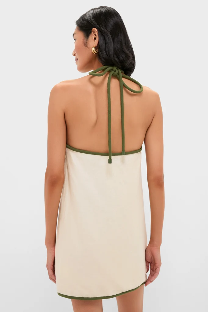 Sand Coconut Sleeveless Mini Dress - Image 3