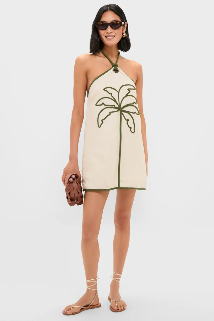 Sand Coconut Sleeveless Mini Dress - Image 5