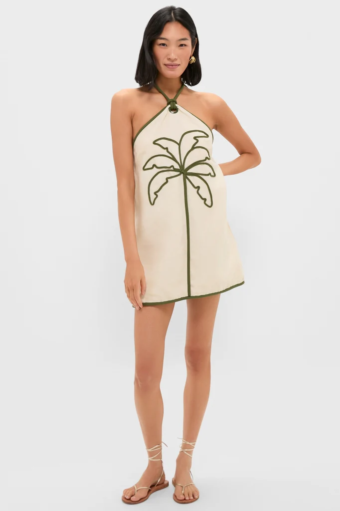 Sand Coconut Sleeveless Mini Dress - Image 6