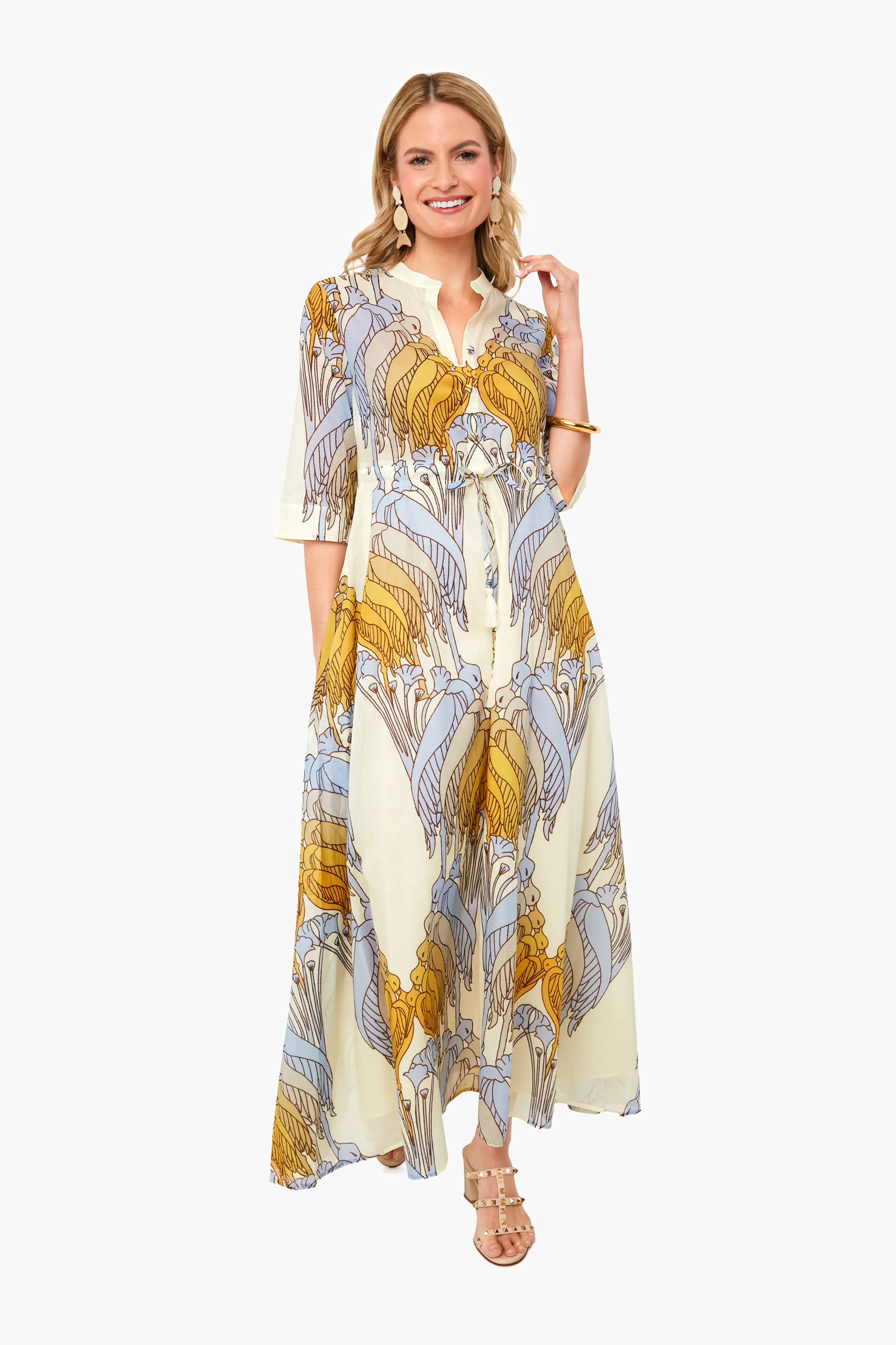 Sand Deco Crane Geo Printed Dress - Image 2