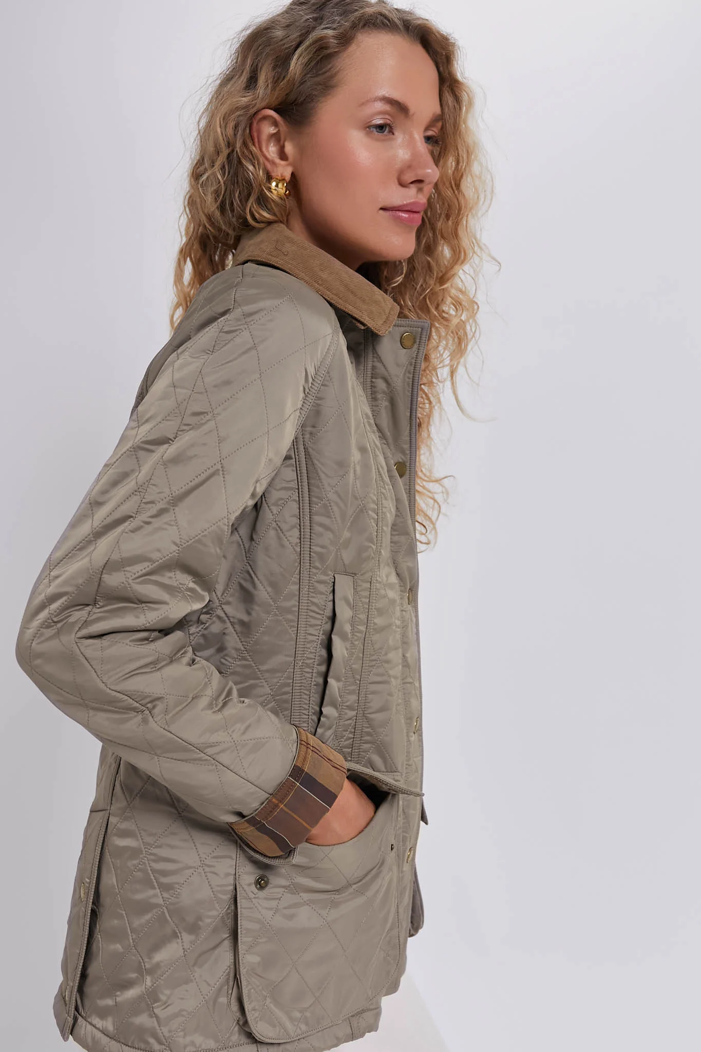 Sand Dune Polarquilt Beadnell Jacket - Image 3