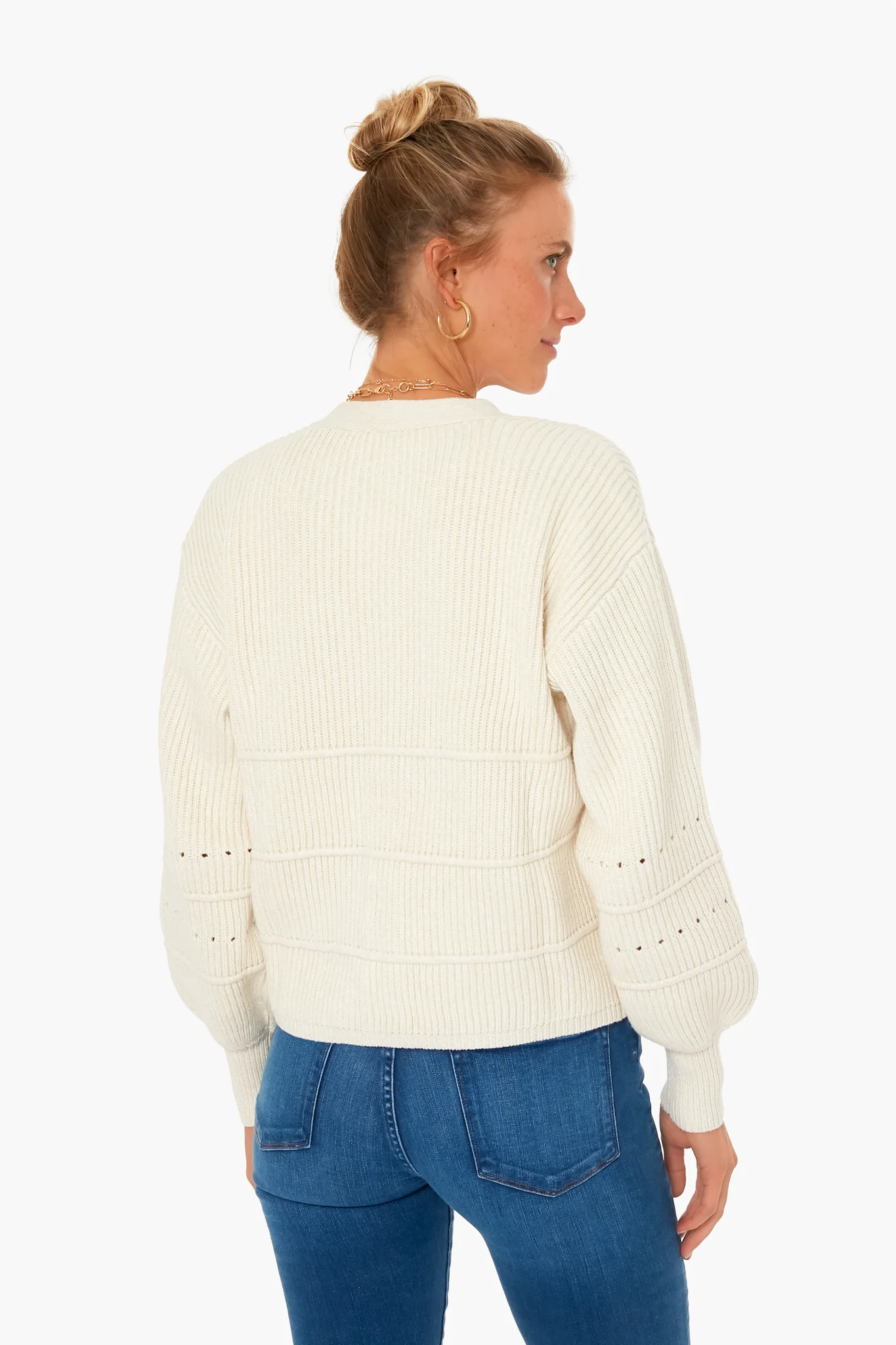 Sandshell Ana Stitch Cardigan - Image 5