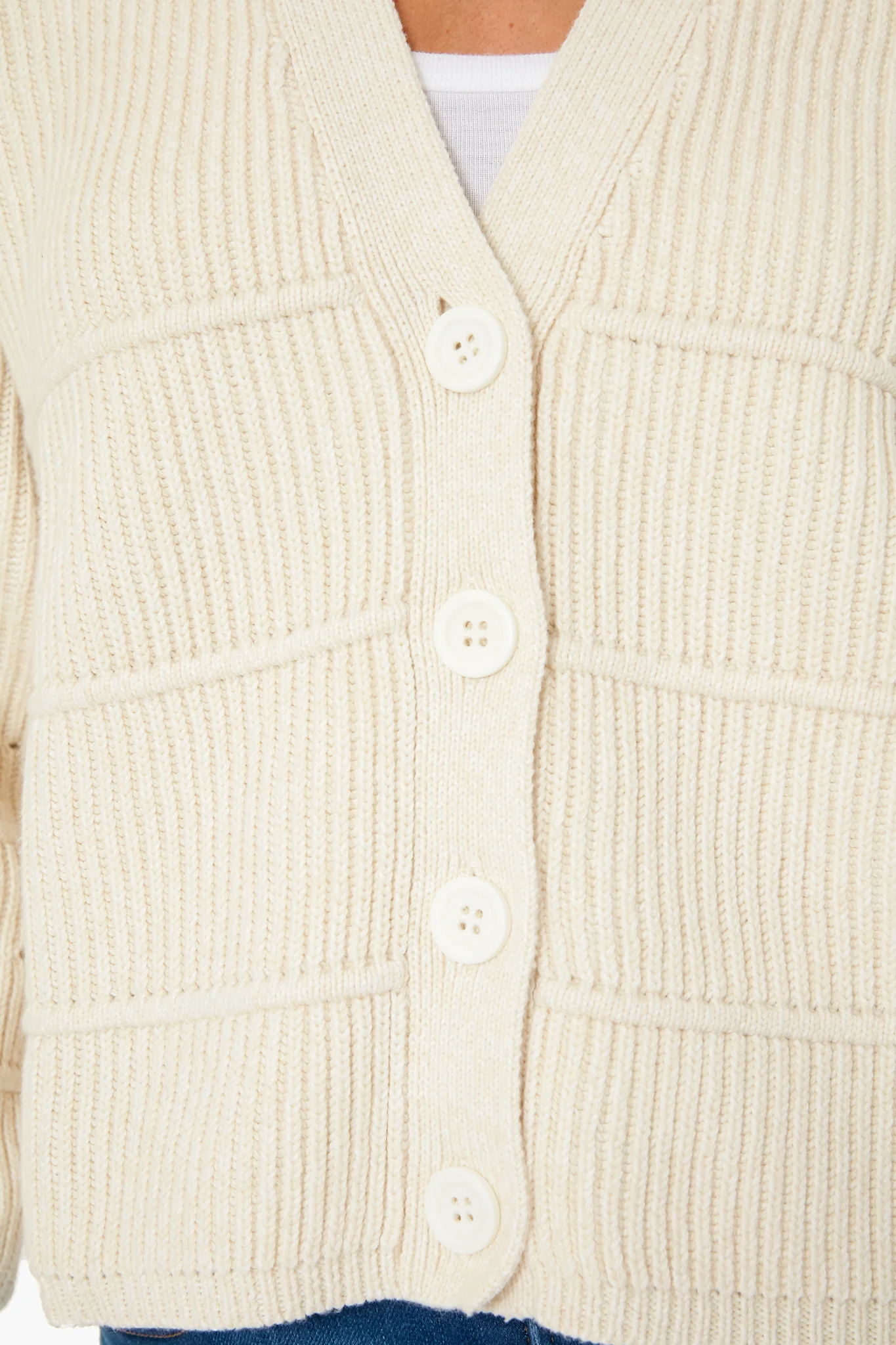 Sandshell Ana Stitch Cardigan - Image 6