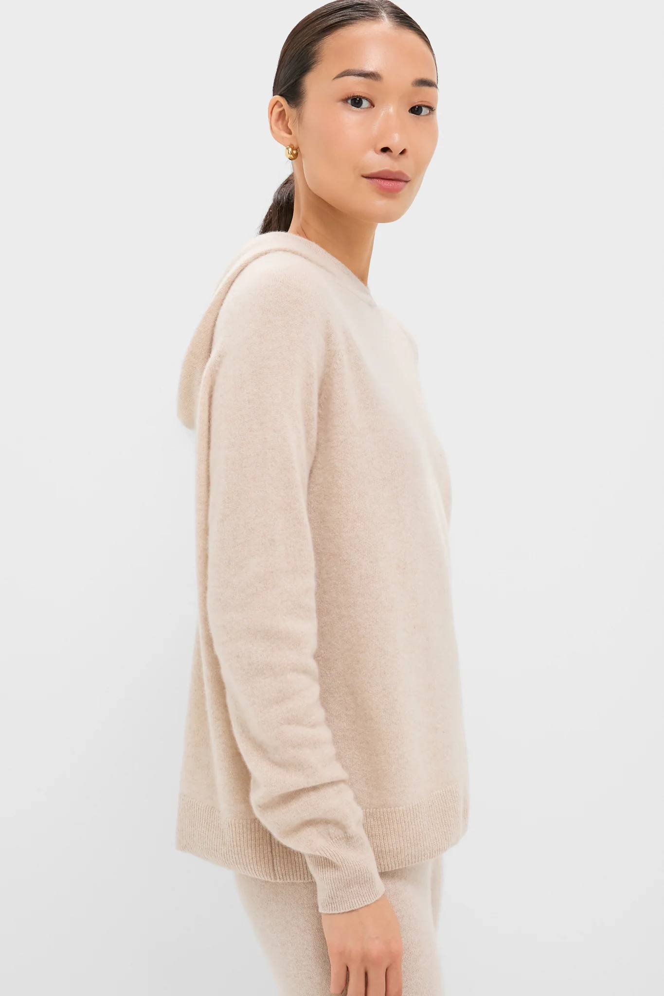 Sandstone Cashmere Jane Hoodie - Image 3